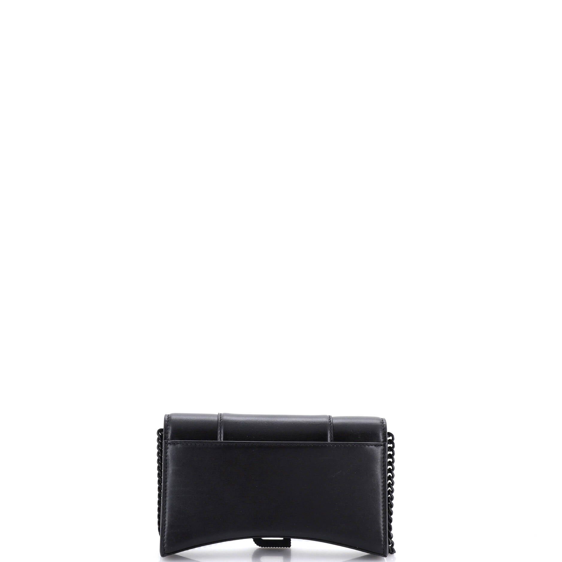 Balenciaga Hourglass Chain Wallet Size ONE SIZE - 3 Thumbnail