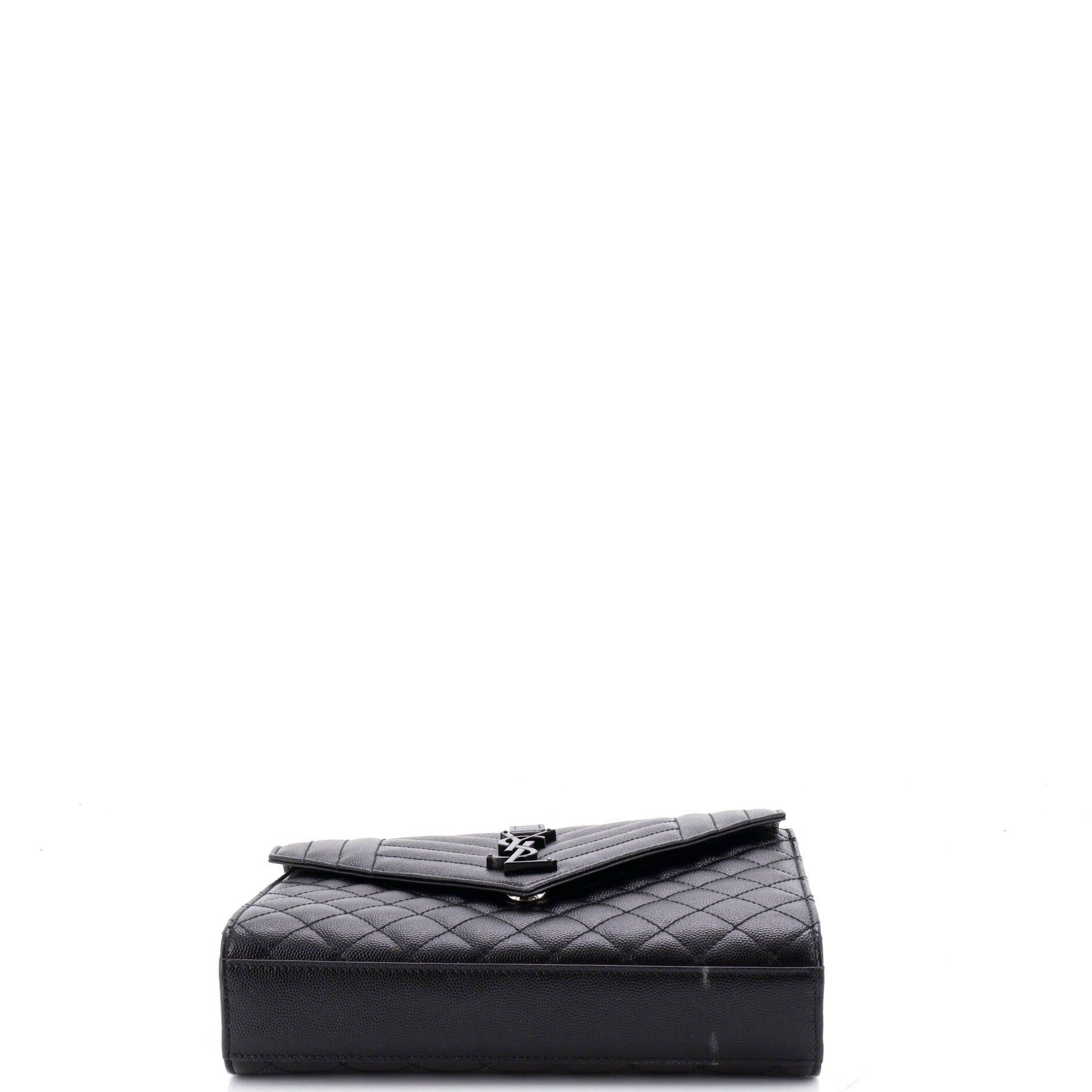 Saint Laurent Paris Classic Monogram Envelope Satchel Size ONE SIZE - 4 Thumbnail