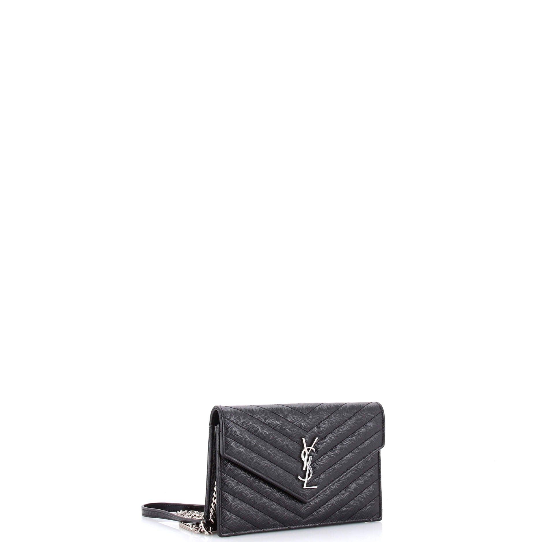 Saint Laurent Paris Classic Monogram Wallet on Chain Size ONE SIZE - 2 Thumbnail
