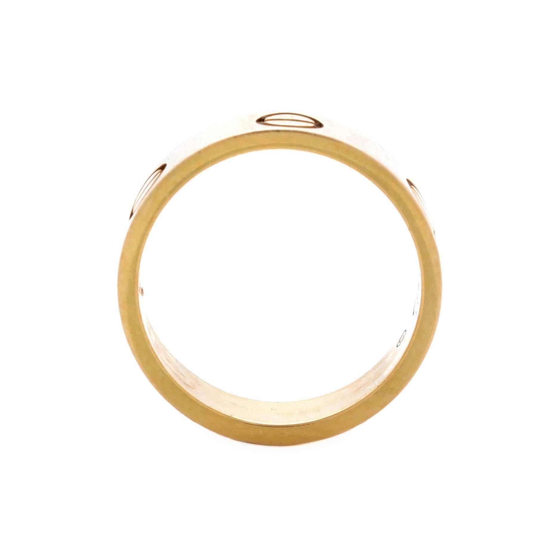 Cartier Love Band Ring Size ONE SIZE - 3 Thumbnail