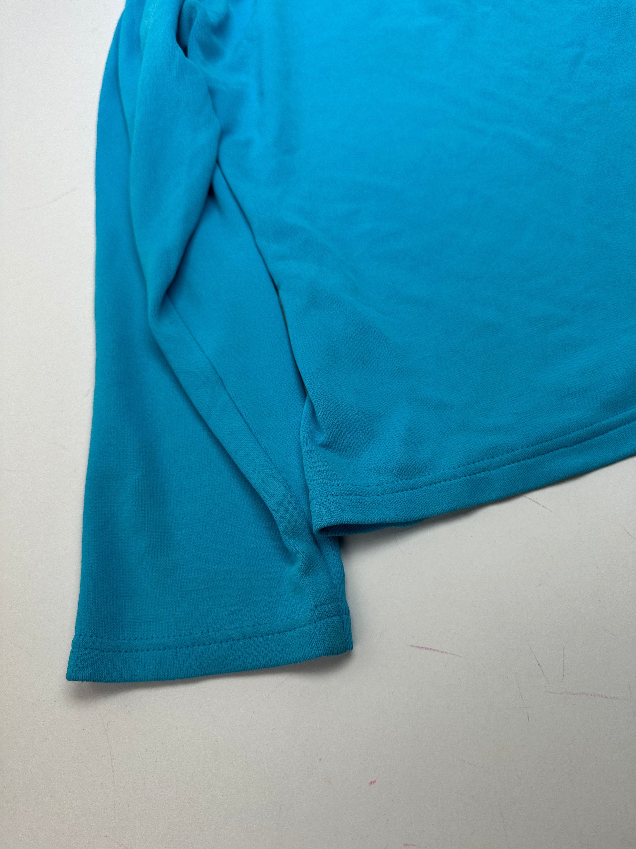 Other Vintage Christian Dior Boat Neck Knit Top Turquoise L Size L / US 10 / IT 46 - 6 Thumbnail