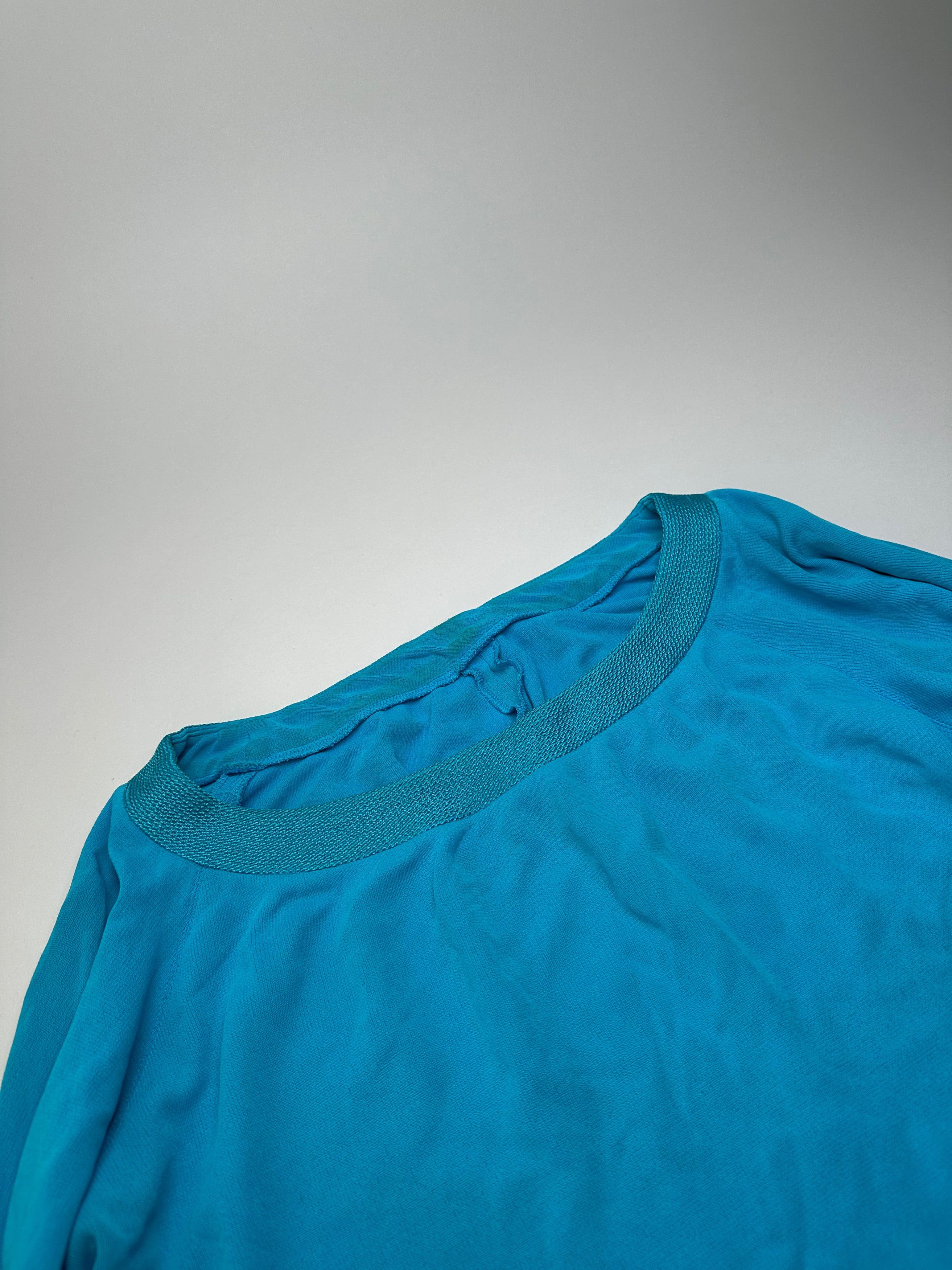Other Vintage Christian Dior Boat Neck Knit Top Turquoise L Size L / US 10 / IT 46 - 5 Thumbnail