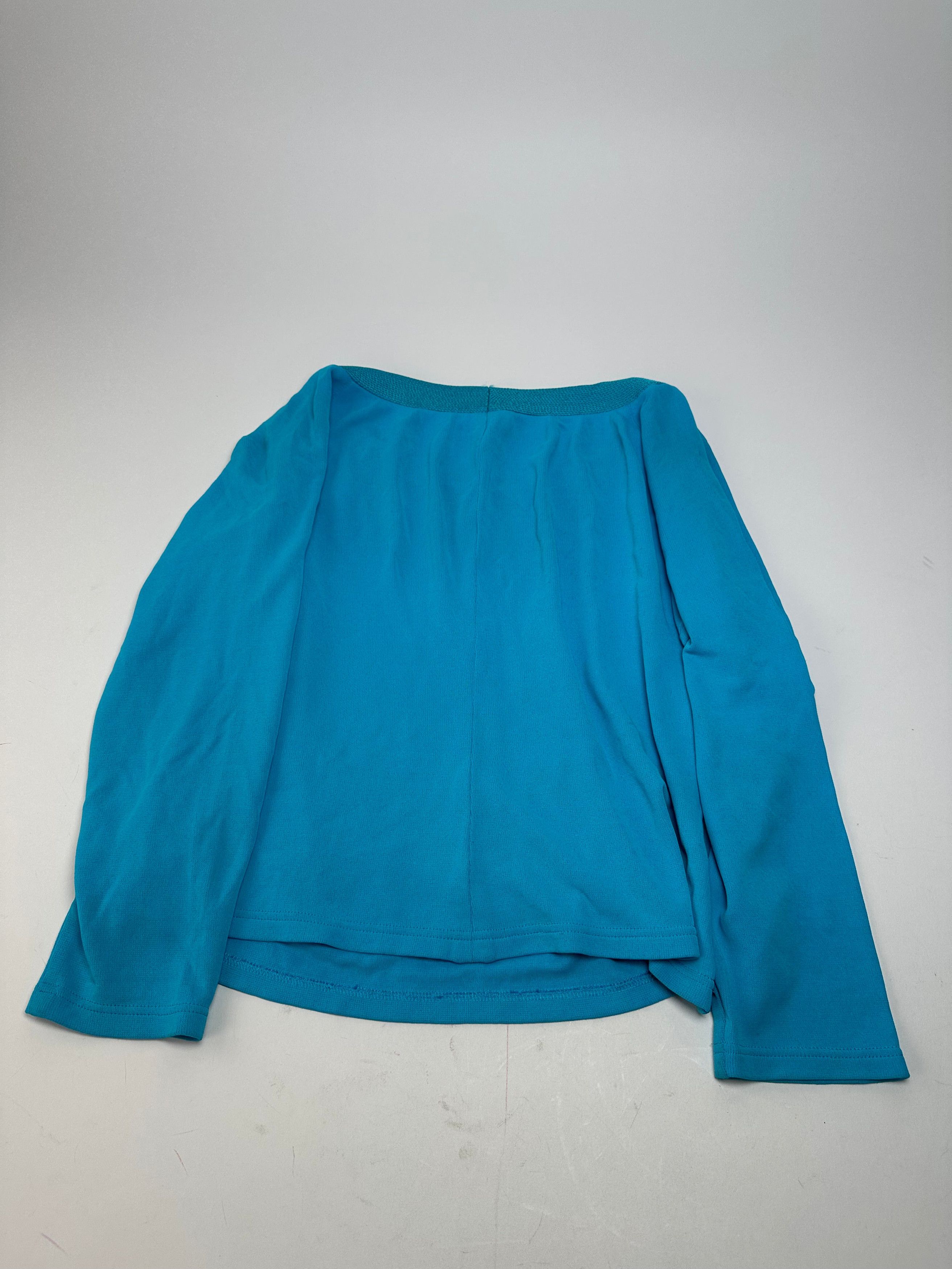 Other Vintage Christian Dior Boat Neck Knit Top Turquoise L Size L / US 10 / IT 46 - 9 Thumbnail