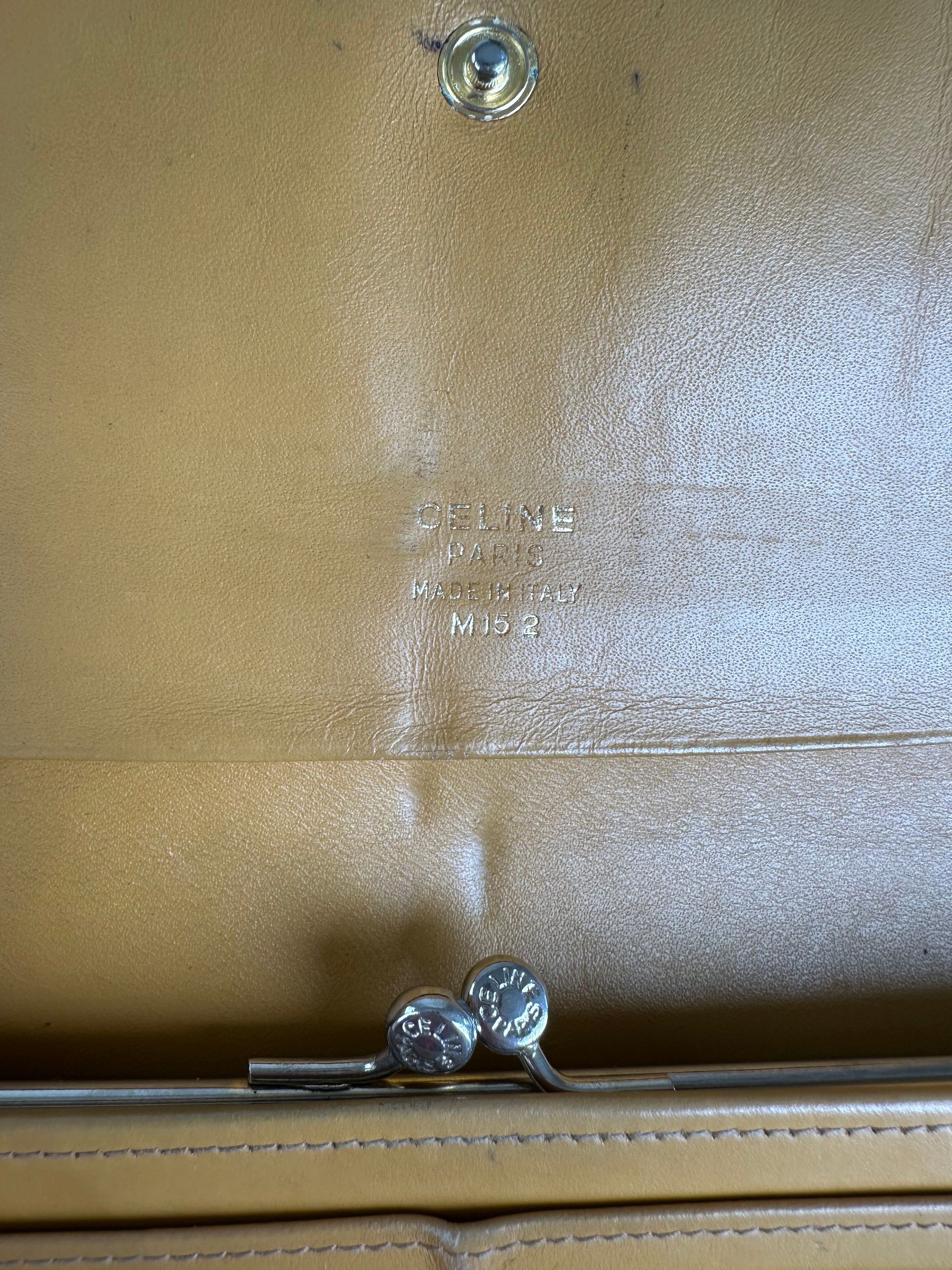 Celine Vintage Paris Macadam Triomphe Monogram Coated Canvas Long W Size ONE SIZE - 4 Thumbnail