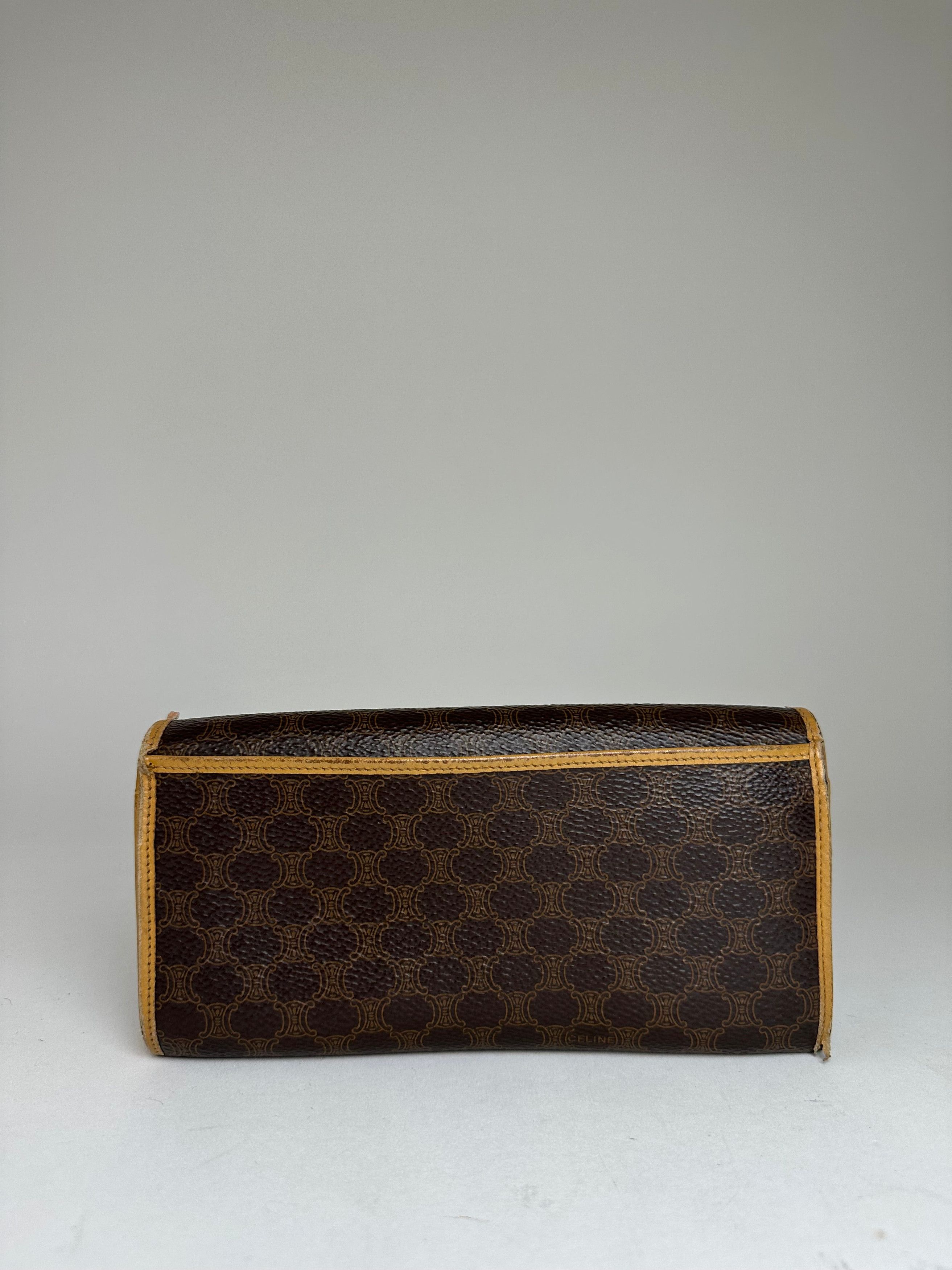 Celine Vintage Paris Macadam Triomphe Monogram Coated Canvas Long W Size ONE SIZE - 2 Thumbnail