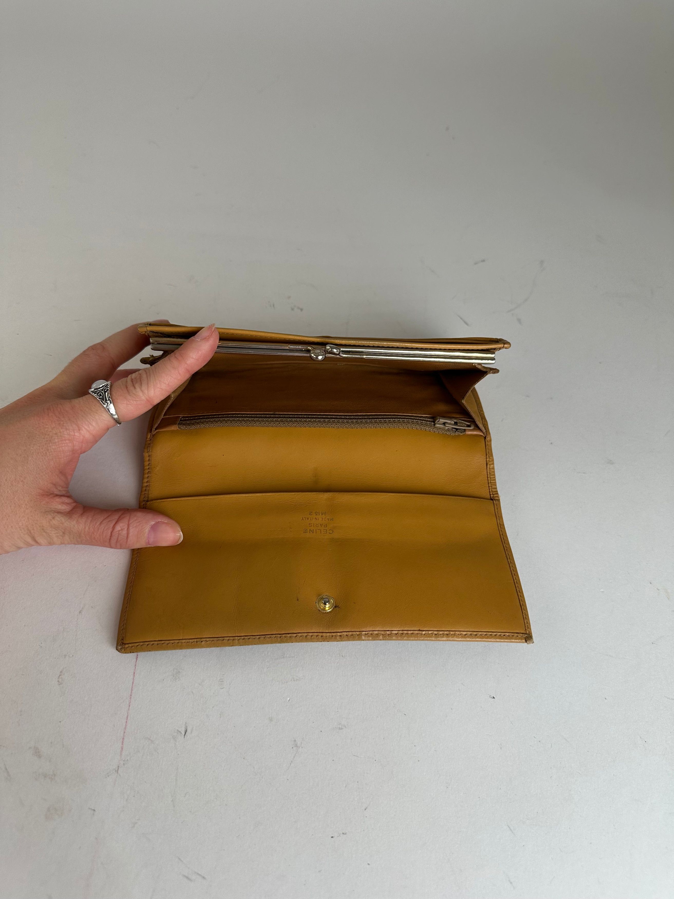 Celine Vintage Paris Macadam Triomphe Monogram Coated Canvas Long W Size ONE SIZE - 3 Thumbnail
