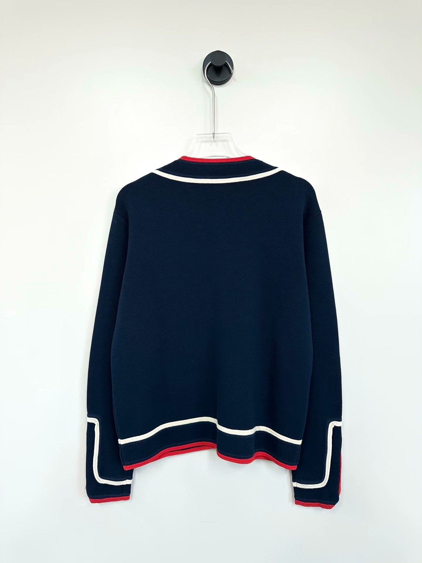 Gucci Gucci Navy Color Block Knit Cardigan Size XS / US 0-2 / IT 36-38 - 2 Thumbnail