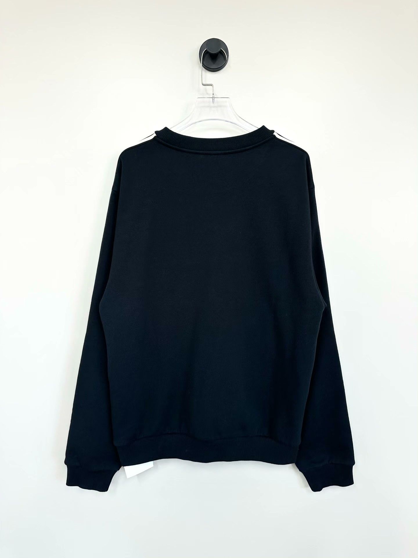 Celine Celine Black Striped Logo Long-Sleeve Sweatshirt Size S / US 4 / IT 40 - 2 Thumbnail