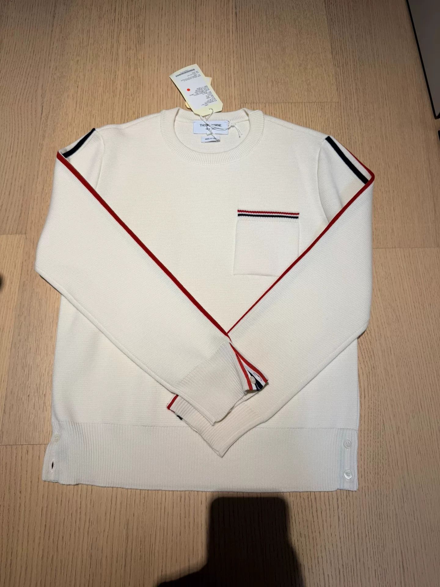 Thom Browne THOM BROWNE White Knit Sweater Size S / US 4 / IT 40 - 4 Thumbnail