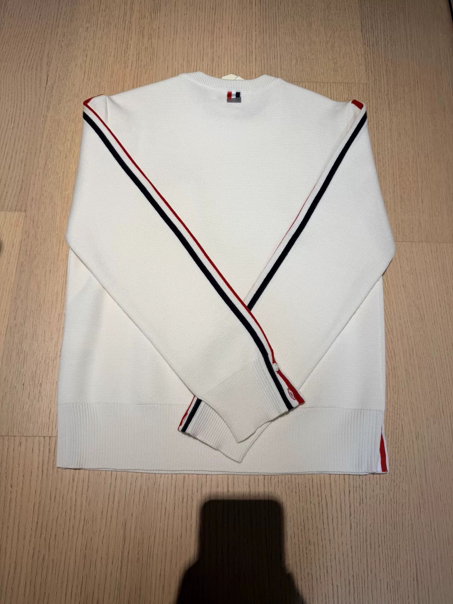 Thom Browne THOM BROWNE White Knit Sweater Size S / US 4 / IT 40 - 6 Thumbnail
