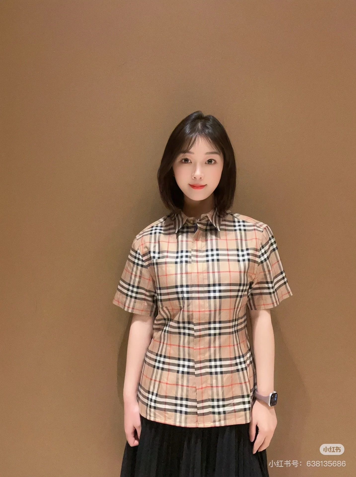 Burberry Burberry Iconic Check Short-Sleeve Shirt Size S / US 4 / IT 40 - 5 Thumbnail
