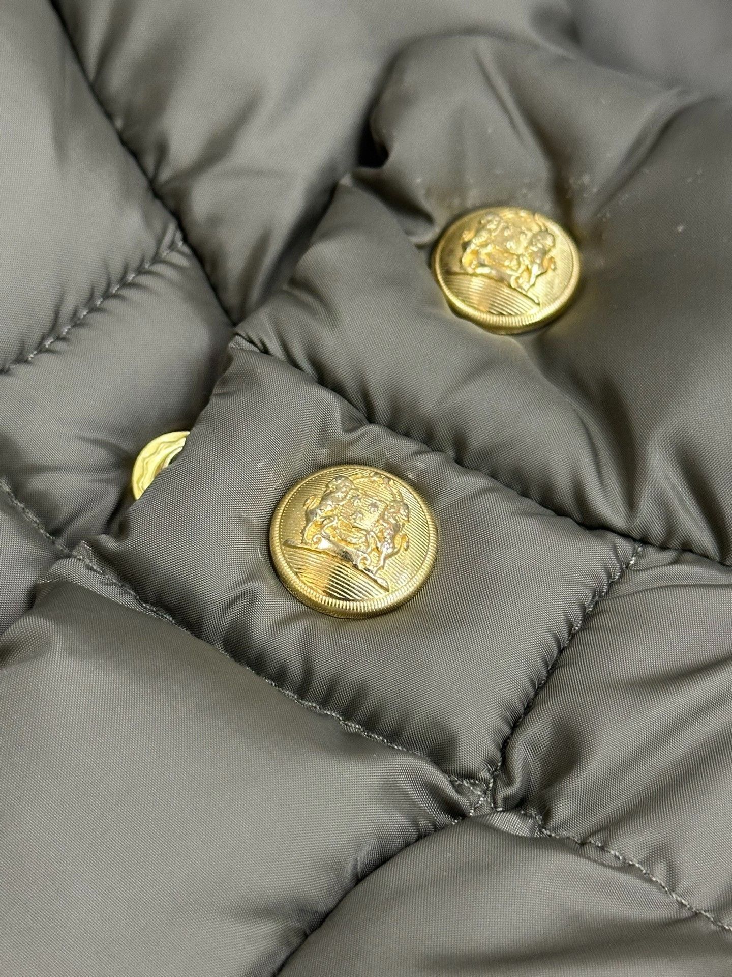 Celine CELINE Olive Green Quilted Down Vest 36 Size XS / US 0-2 / IT 36-38 - 4 Thumbnail