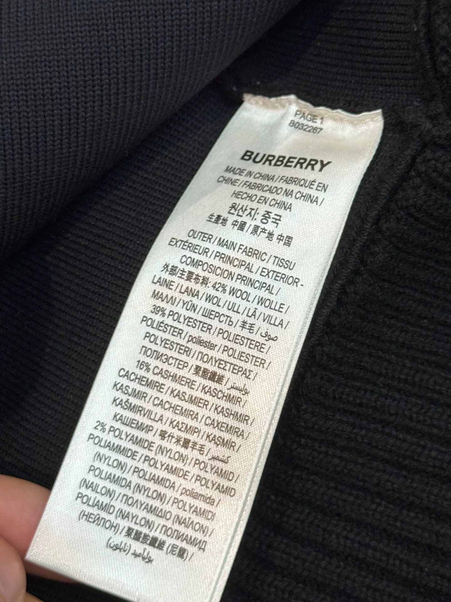 Burberry Burberry Black Deer Embroidery Cardigan Size XS / US 0-2 / IT 36-38 - 5 Thumbnail
