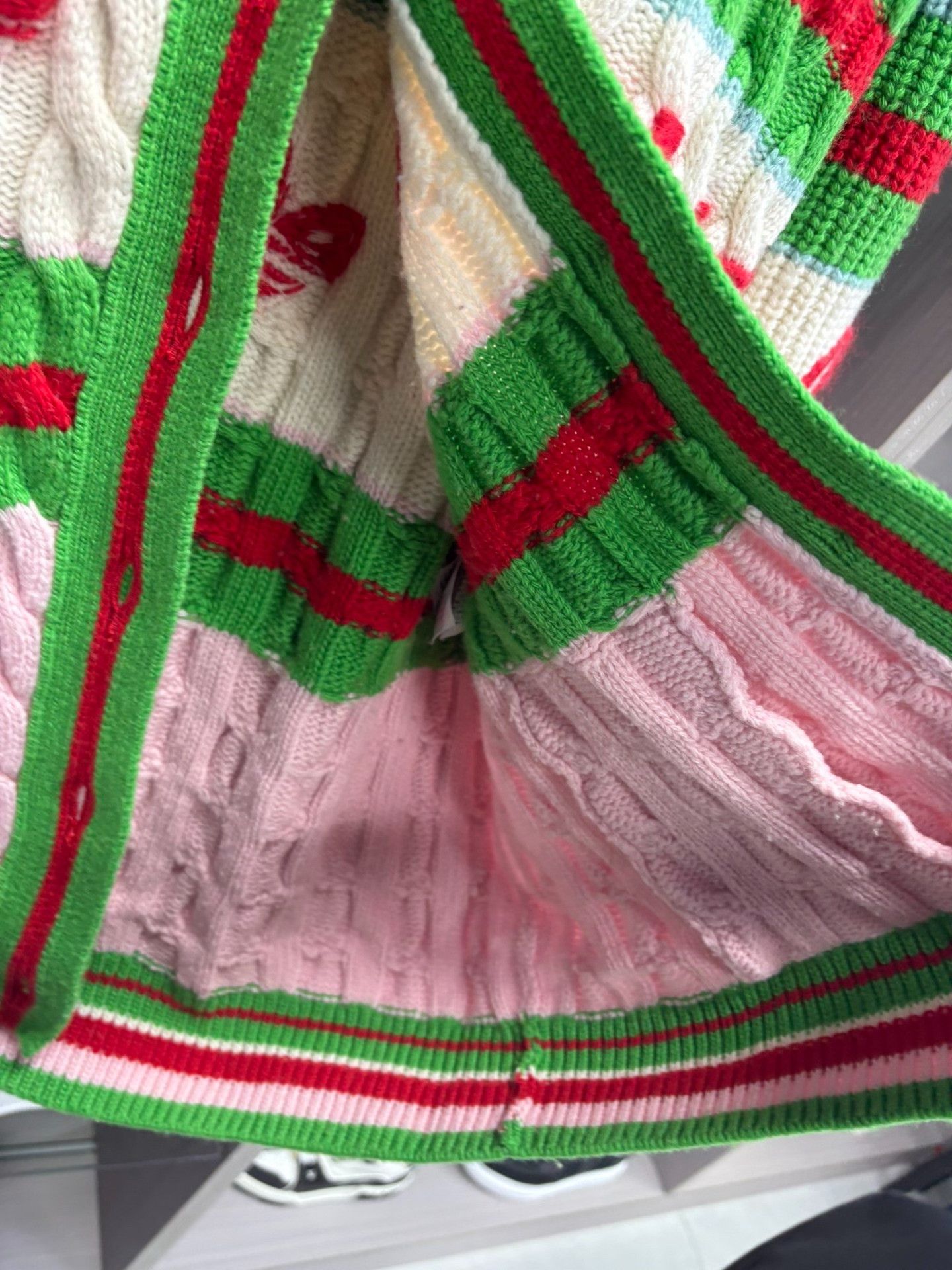 Gucci Gucci Logo Striped Knit Cardigan Size M / US 6-8 / IT 42-44 - 4 Thumbnail