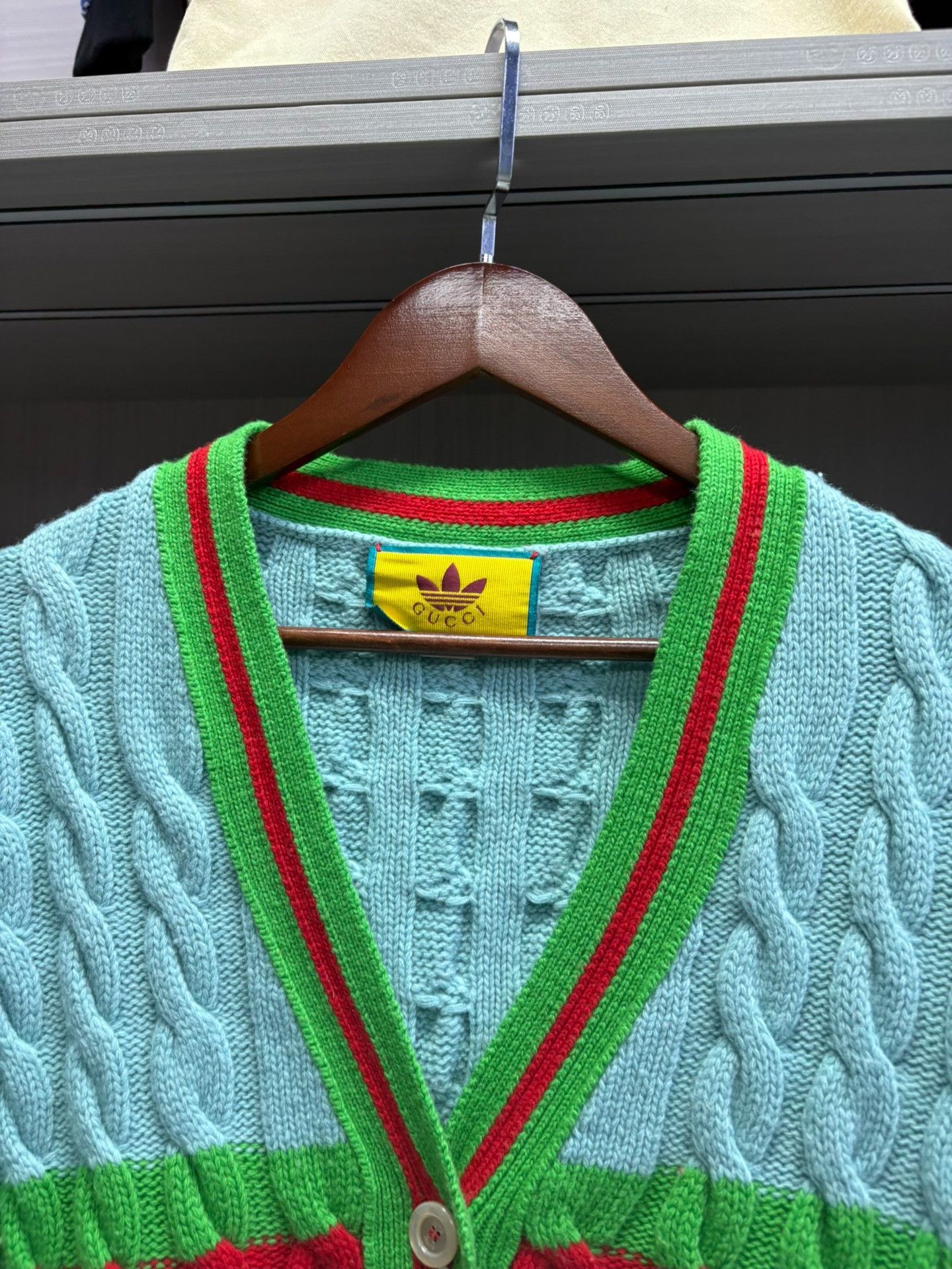 Gucci Gucci Logo Striped Knit Cardigan Size M / US 6-8 / IT 42-44 - 7 Thumbnail