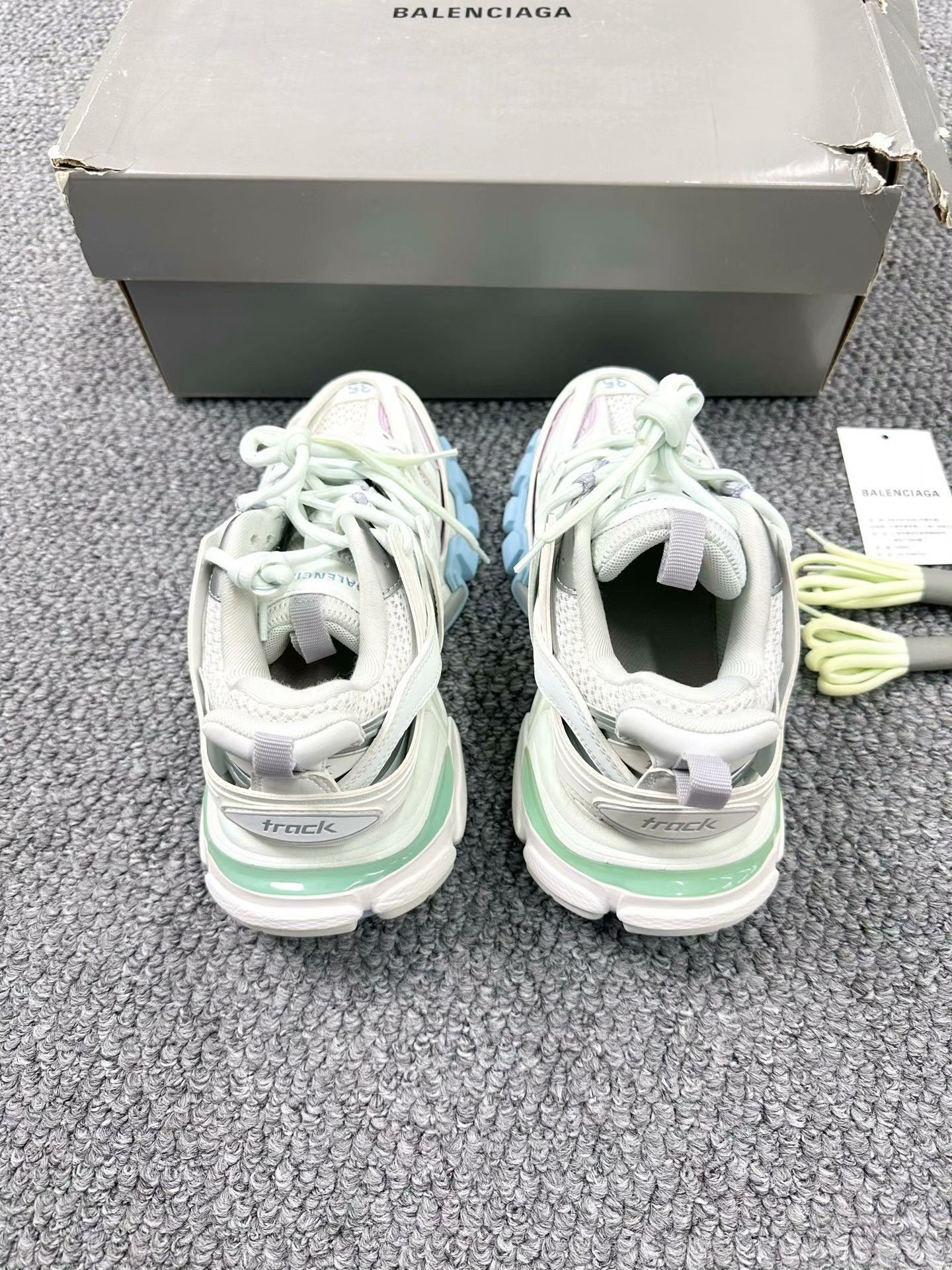 Balenciaga Balenciaga Track Macaron Sneakers Size US 4 / IT 34 - 4 Thumbnail