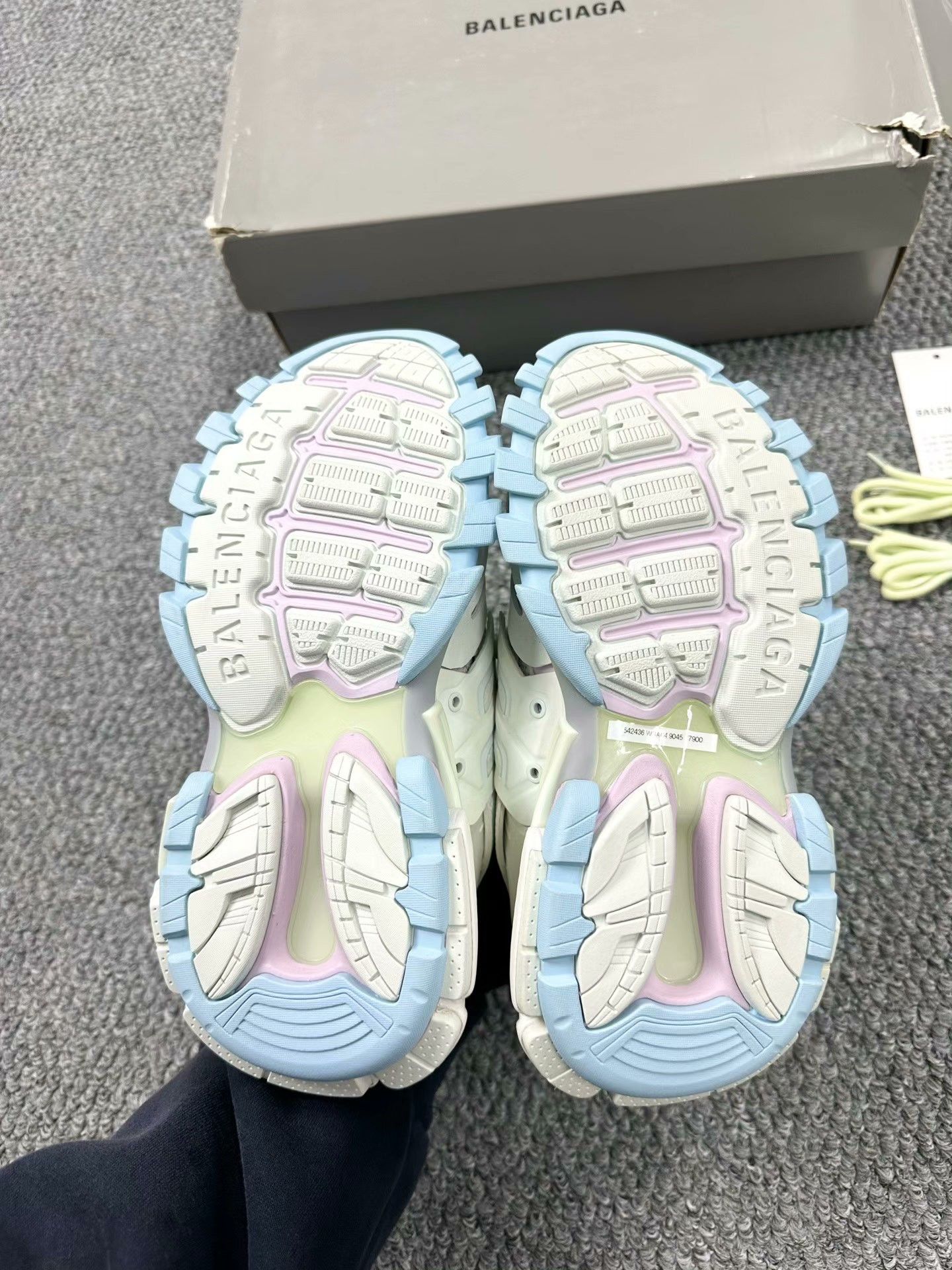 Balenciaga Balenciaga Track Macaron Sneakers Size US 4 / IT 34 - 5 Thumbnail