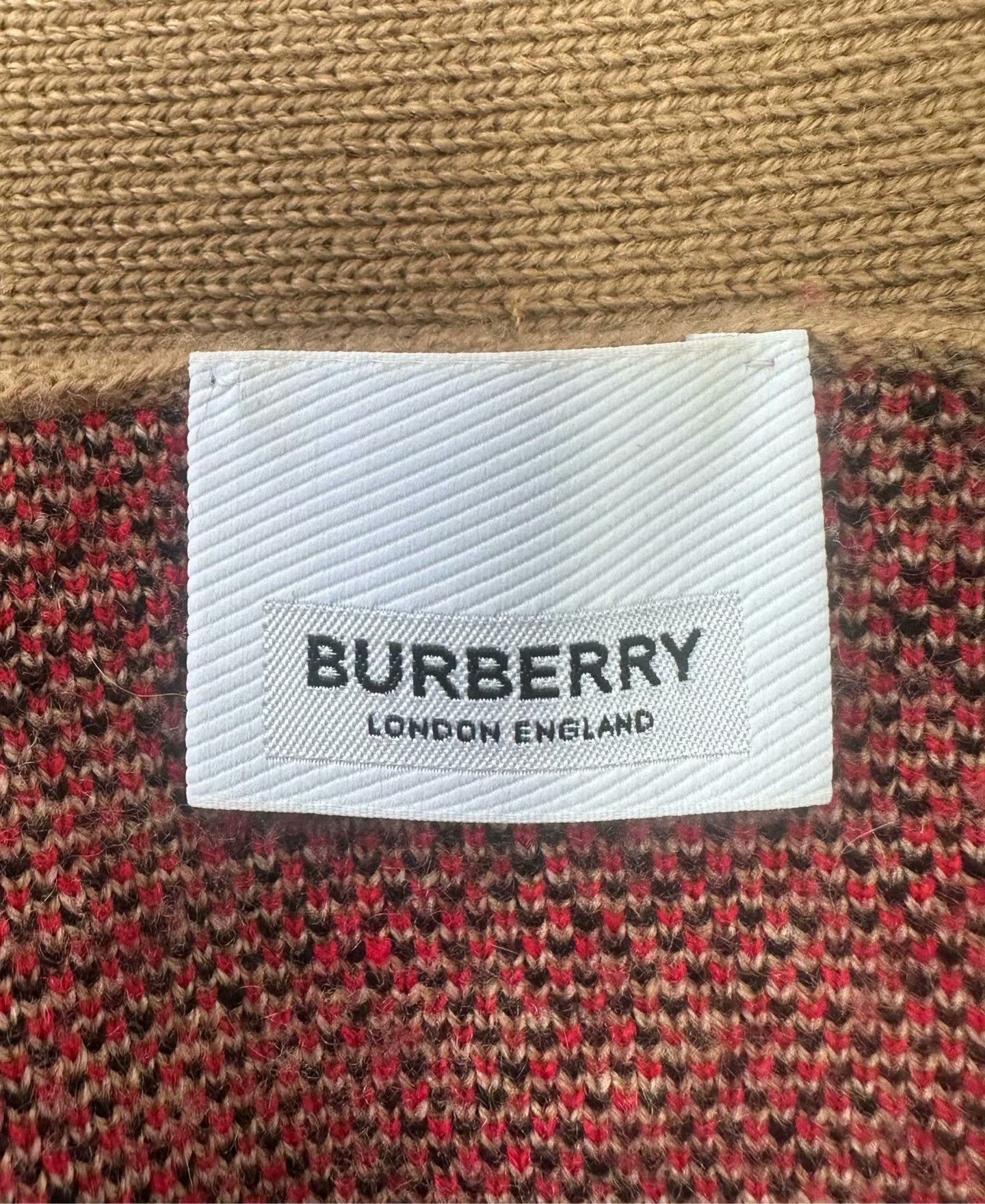 Burberry Burberry Beige Check Cashmere Cardigan XS Size XS / US 0-2 / IT 36-38 - 3 Thumbnail