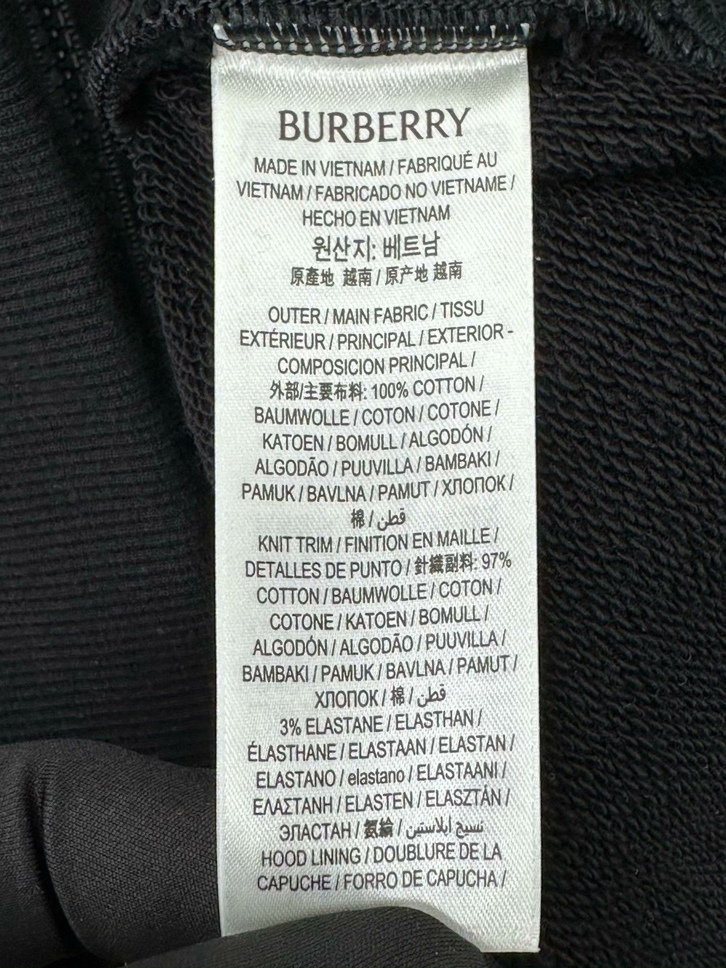 Burberry Burberry Black Check Pocket Hooded Jacket Size XS / US 0-2 / IT 36-38 - 4 Thumbnail