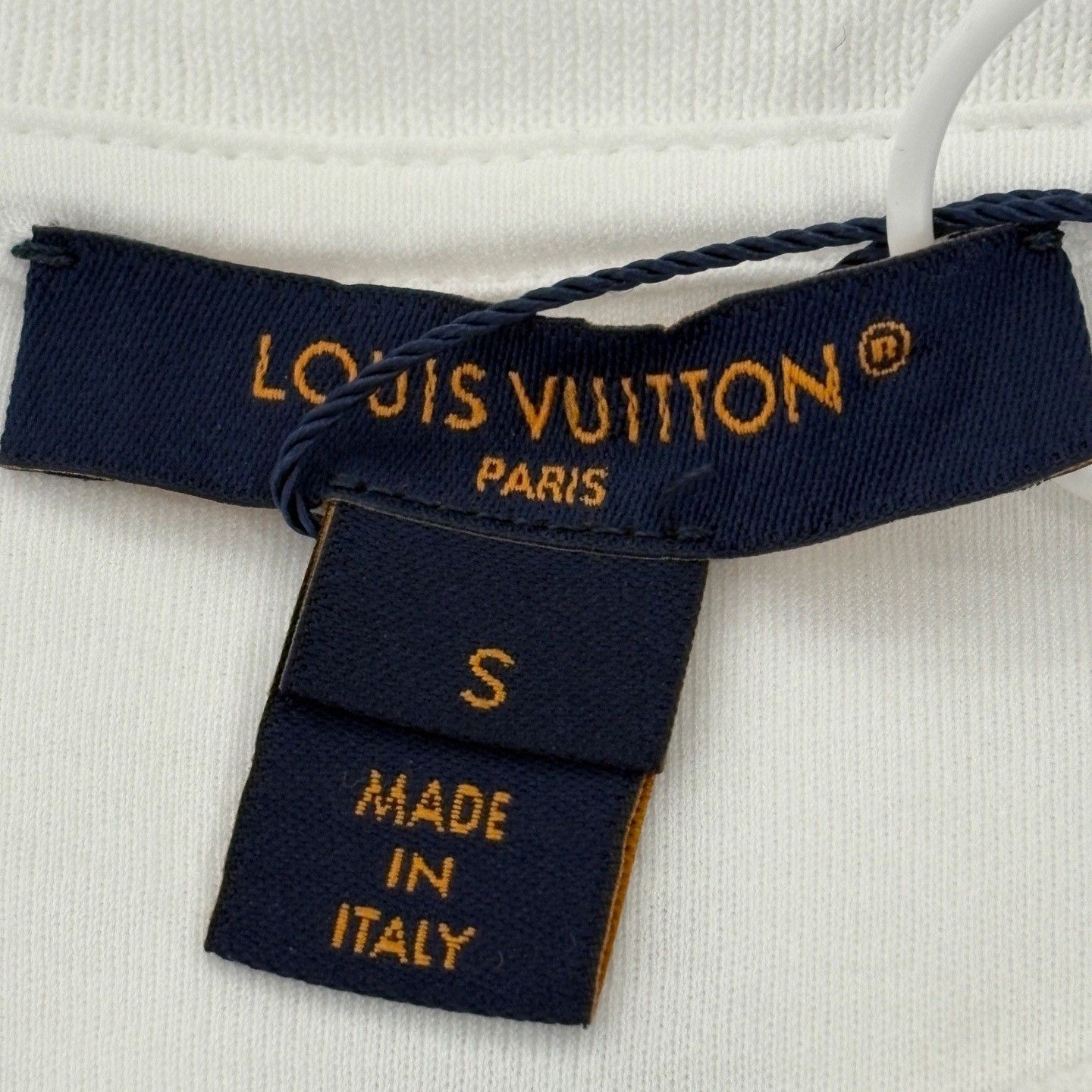 Louis Vuitton Louis Vuitton White Chain Logo T-Shirt Size S / US 4 / IT 40 - 3 Thumbnail