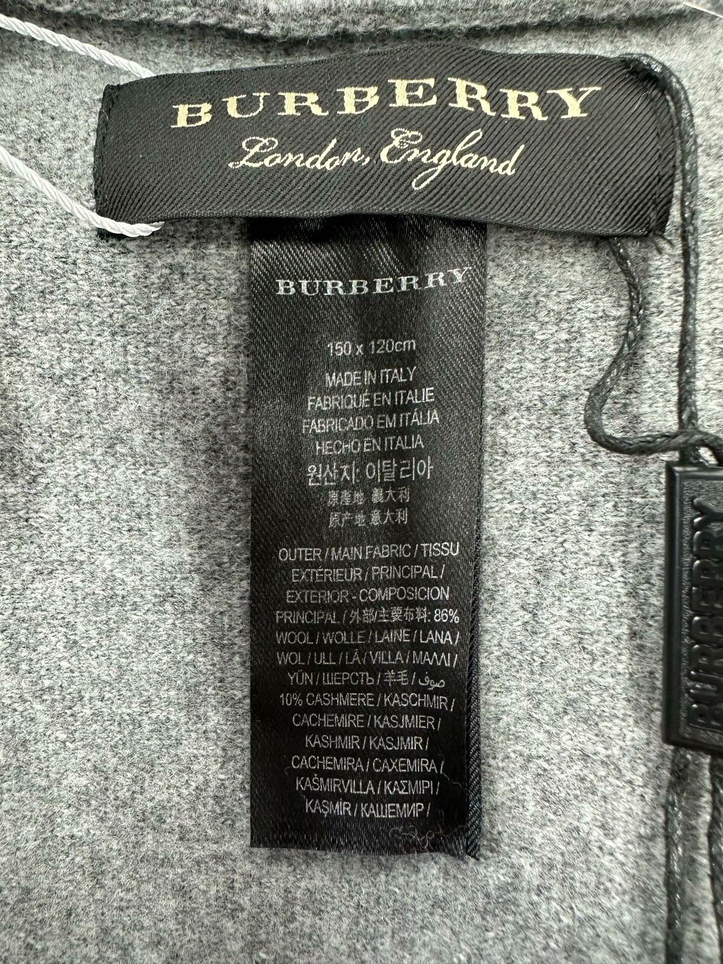 Burberry Burberry Gray Back Logo Hooded Cape Size M / US 6-8 / IT 42-44 - 4 Thumbnail