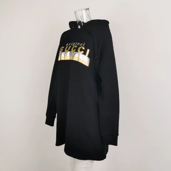Gucci Gucci Gold Logo Hooded Dress S Size S / US 4 / IT 40 - 2 Thumbnail