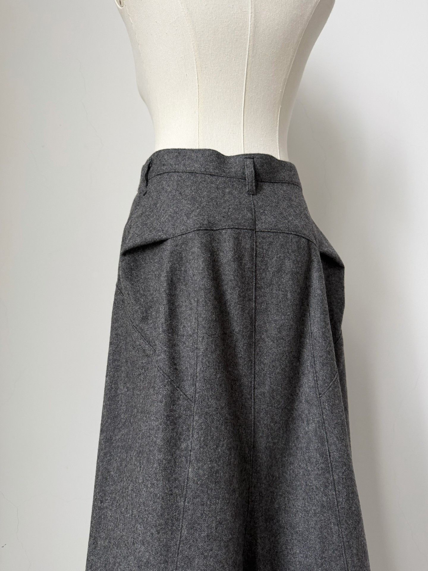 Rei Kawakubo Comme des Garçons 2014 Tricot Low-Rise Pants Size 22" - 3 Thumbnail