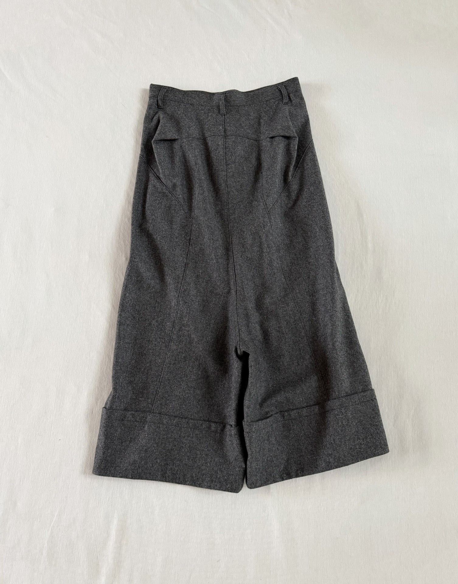 Rei Kawakubo Comme des Garçons 2014 Tricot Low-Rise Pants Size 22" - 6 Thumbnail