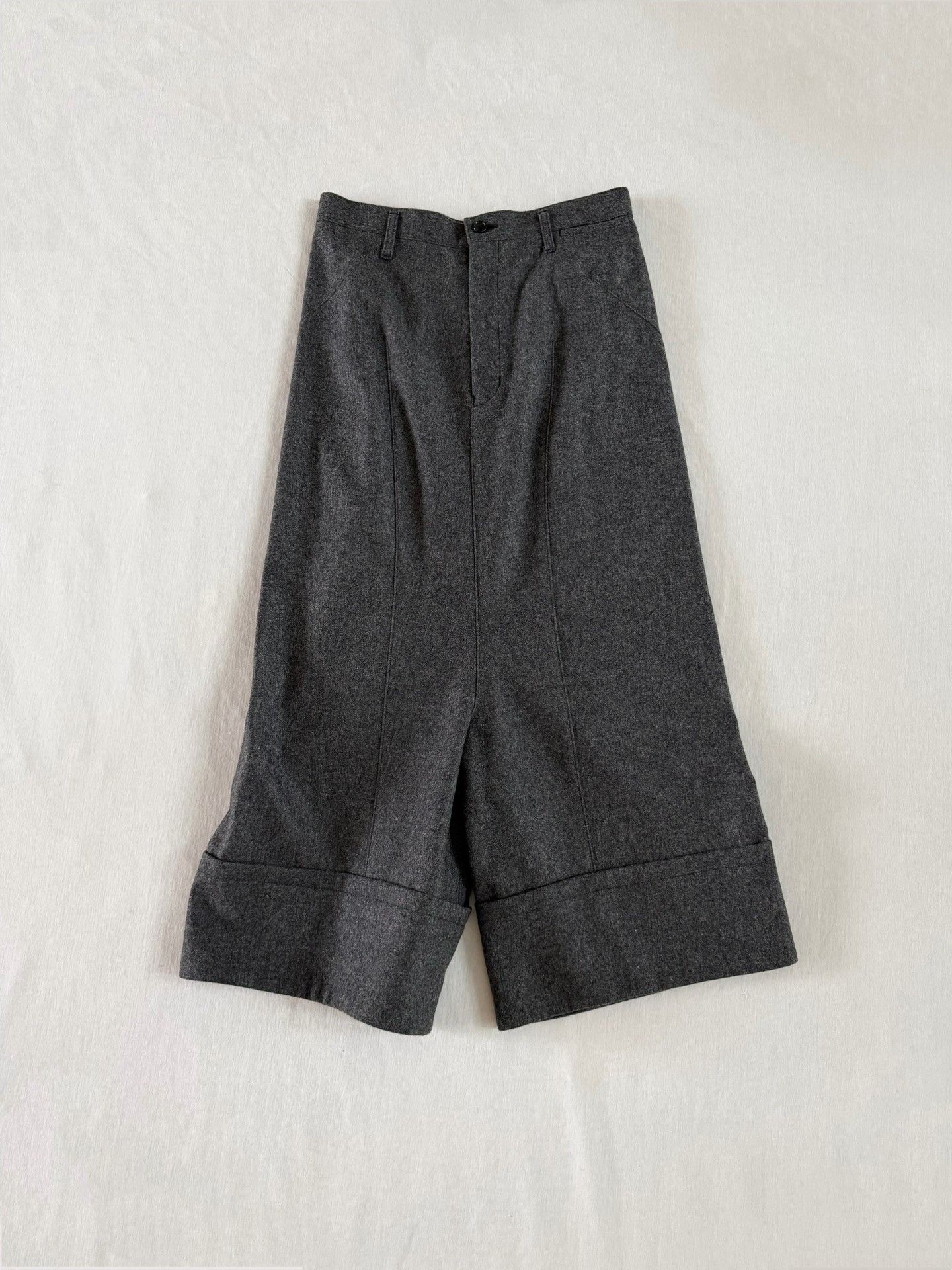 Rei Kawakubo Comme des Garçons 2014 Tricot Low-Rise Pants Size 22" - 5 Thumbnail