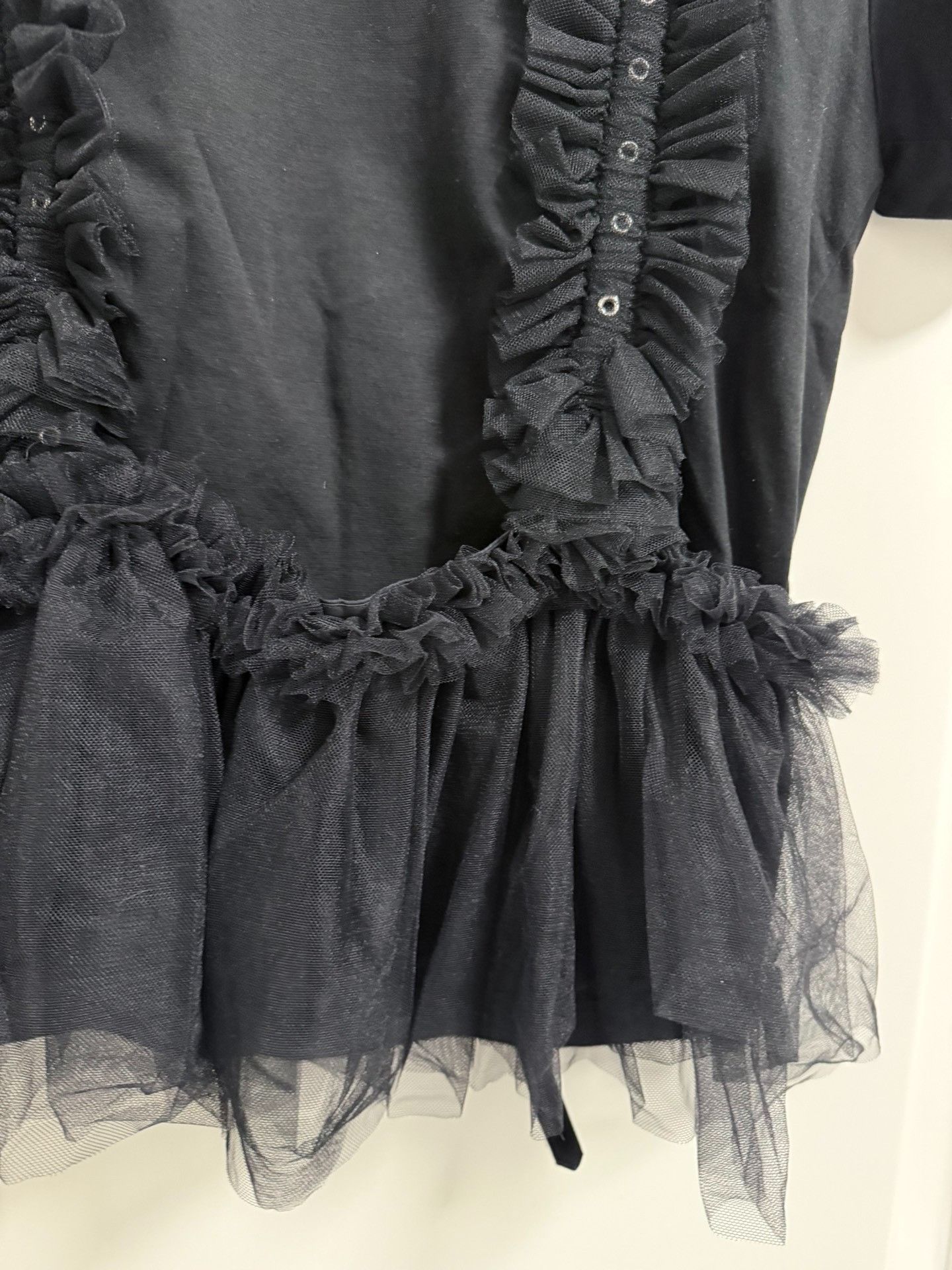 Noir Kei Ninomiya CDG Noir Kei Ninomiya Tulle Hem Top Size M / US 6-8 / IT 42-44 - 5 Thumbnail
