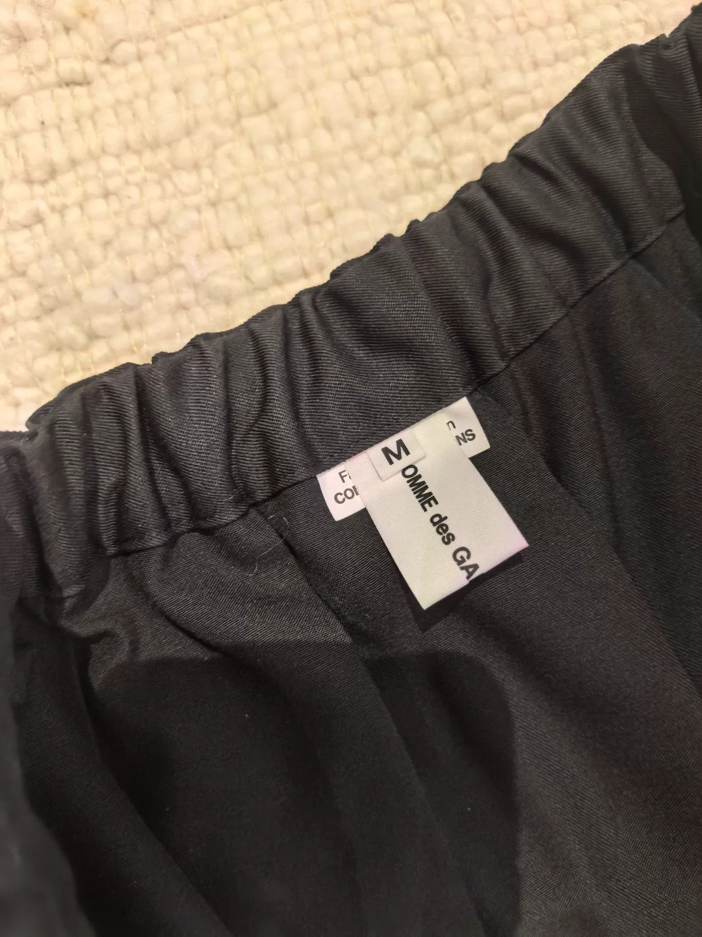 Comme des Garcons CDG Elastic Waist Wool Pleated Skirt Size 38" / US 16 / IT 52 - 2 Thumbnail