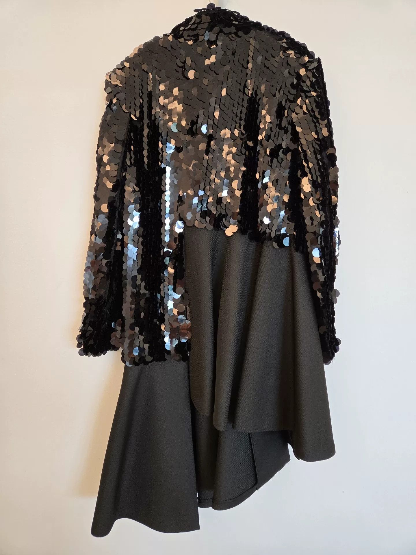 Comme des Garcons COMME des GARÇONS Black Sequin Formal Coat Size S / US 4 / IT 40 - 4 Thumbnail