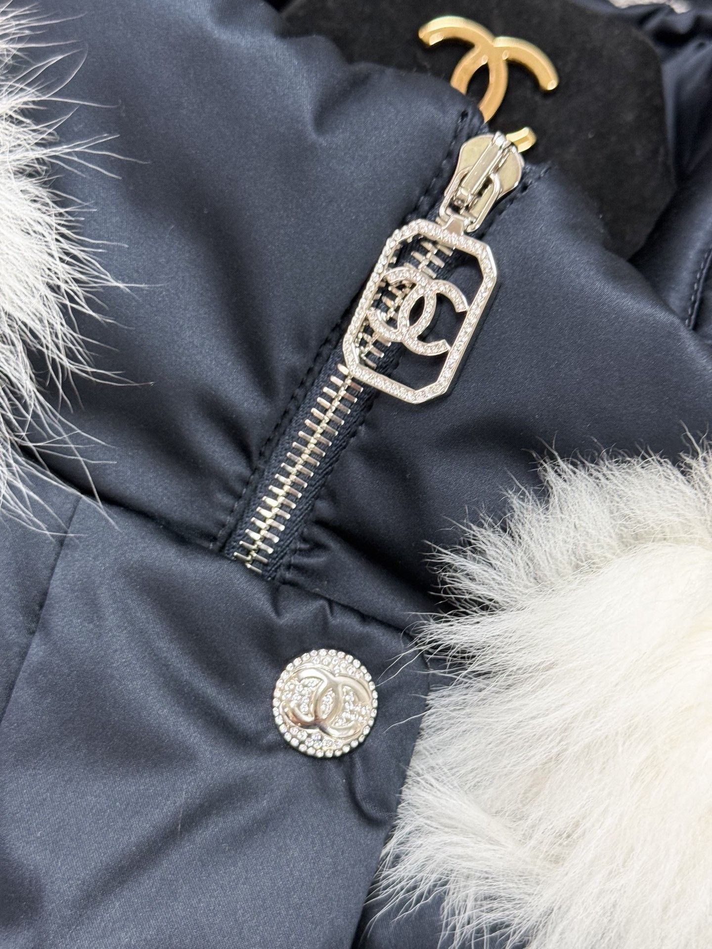 Chanel Chanel Coco Neige Midnight Blue Down Jacket Size XXS / US 00 / IT 34 - 4 Thumbnail
