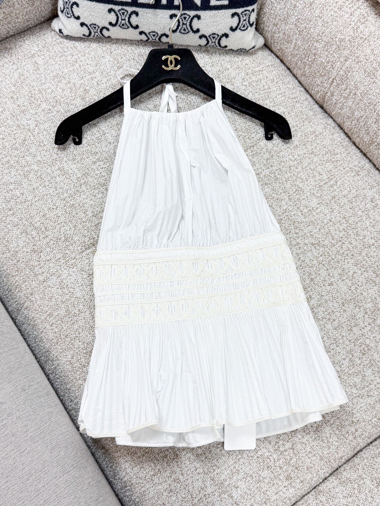 Chanel Chanel White Halter Neck Camisole Size XXS / US 00 / IT 34 - 2 Thumbnail