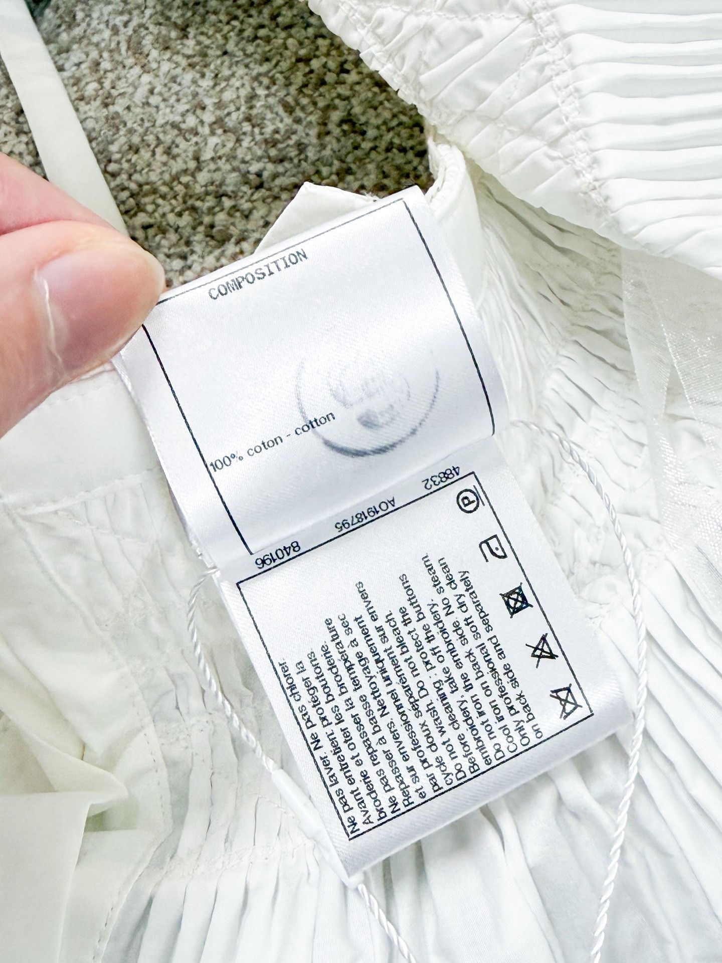 Chanel Chanel White Halter Neck Camisole Size XXS / US 00 / IT 34 - 6 Thumbnail