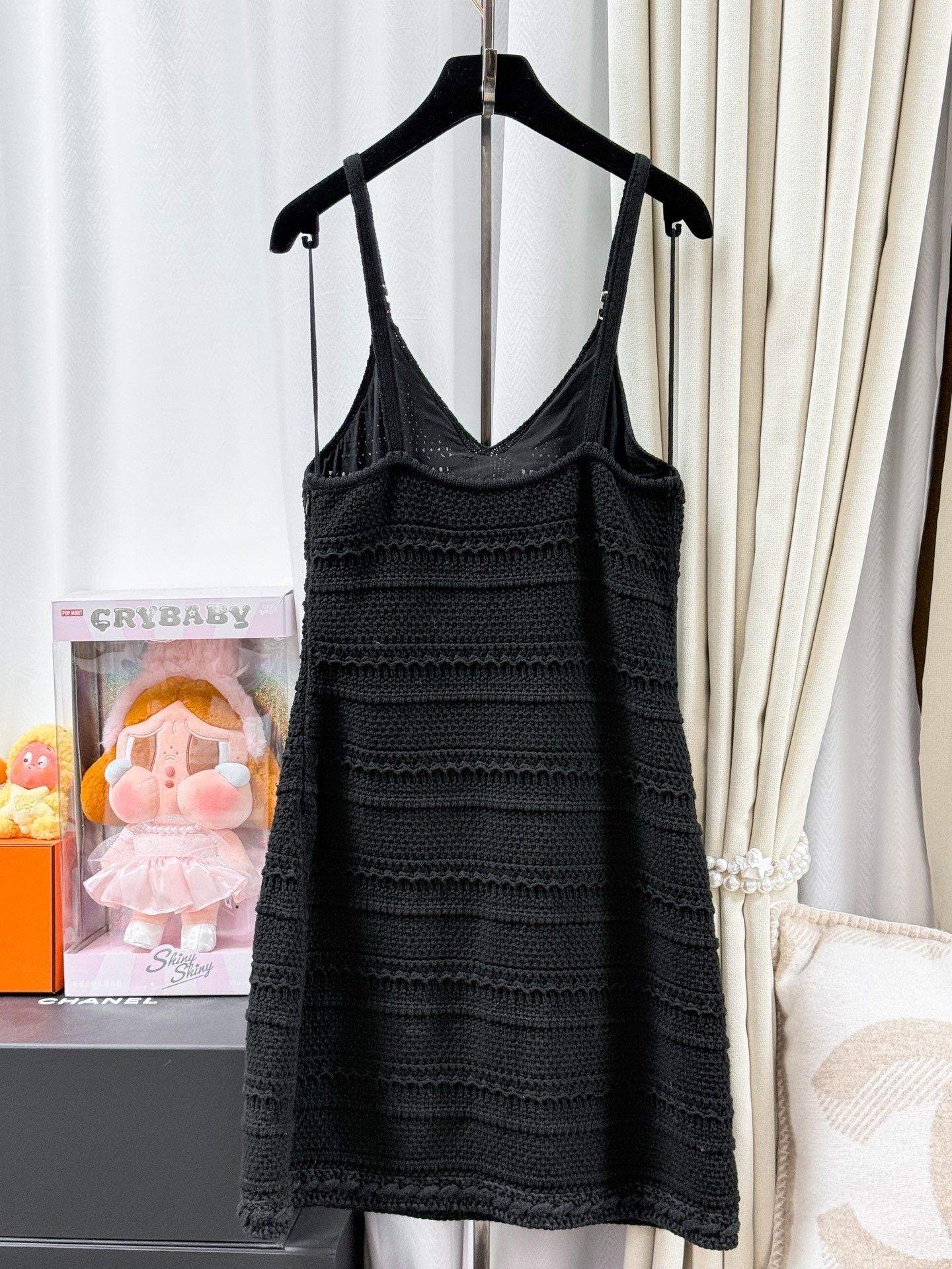 Chanel Chanel 21P Black Diamond Button Knit Dress Size S / US 4 / IT 40 - 3 Thumbnail