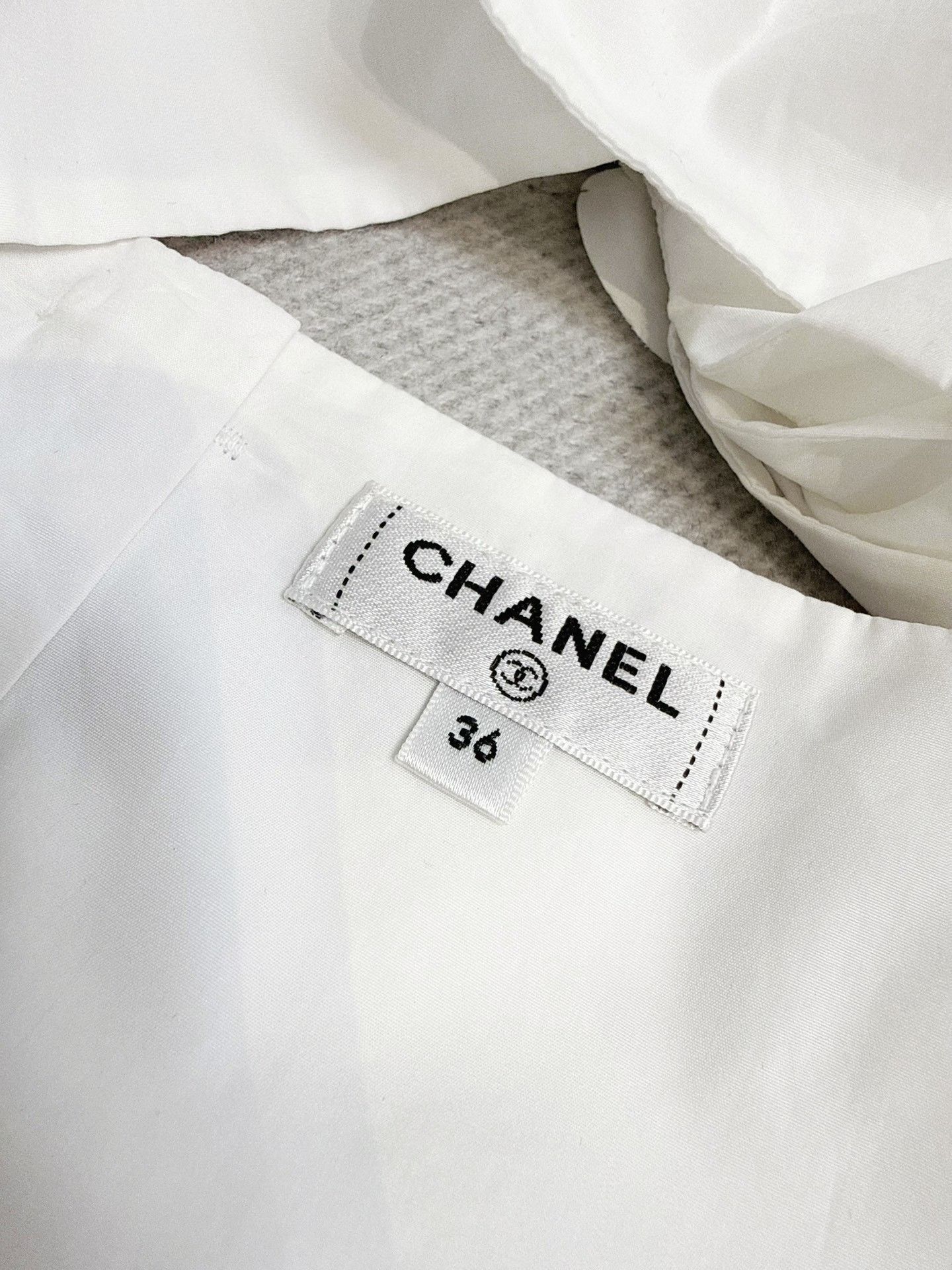 Chanel Chanel 20C White Bow Camellia Camisole Size XS / US 0-2 / IT 36-38 - 5 Thumbnail