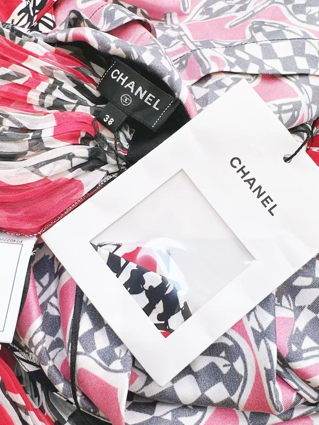 Chanel Chanel 23C Halter Mosaic Racing Dress Size XXS / US 00 / IT 34 - 5 Thumbnail