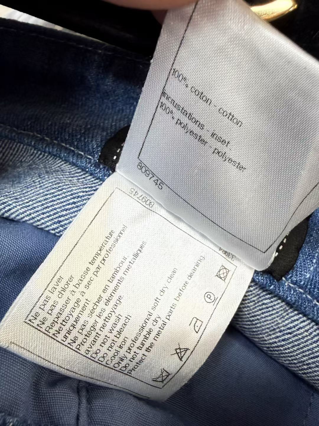 Chanel Chanel Blue Mesh Denim Shorts Size 36" / US 14 / IT 50 - 5 Thumbnail