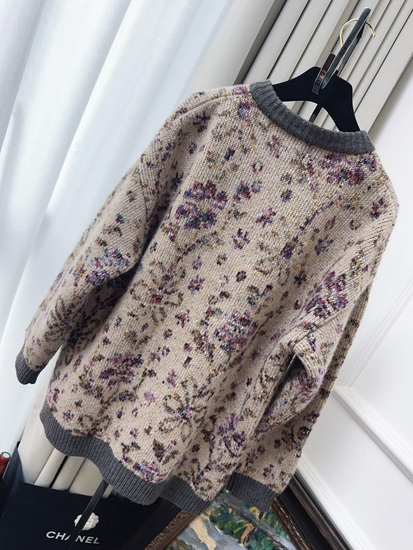 Chanel Chanel 22K Floral Knit Cardigan Size XXS / US 00 / IT 34 - 2 Thumbnail