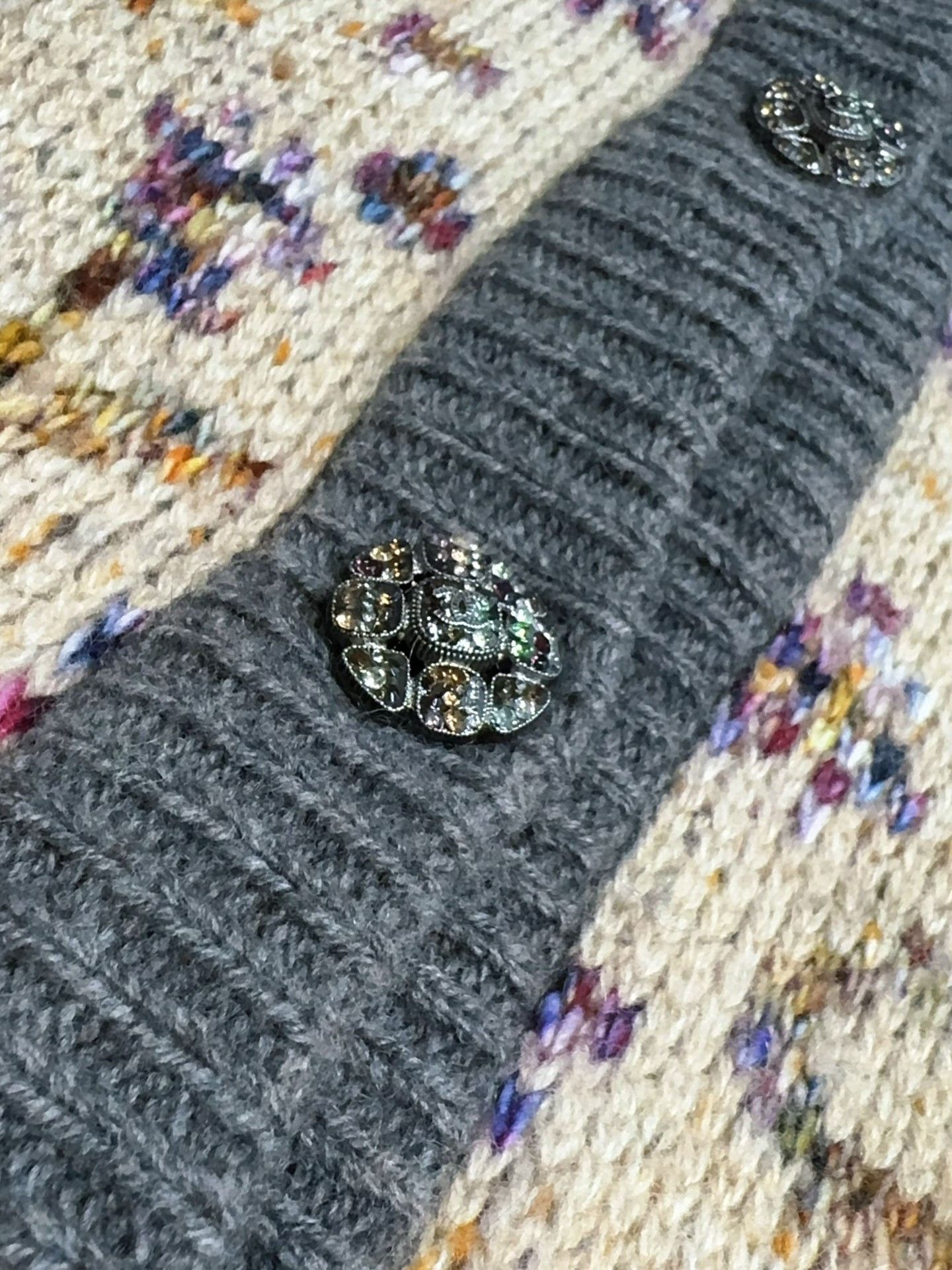 Chanel Chanel 22K Floral Knit Cardigan Size XXS / US 00 / IT 34 - 4 Thumbnail