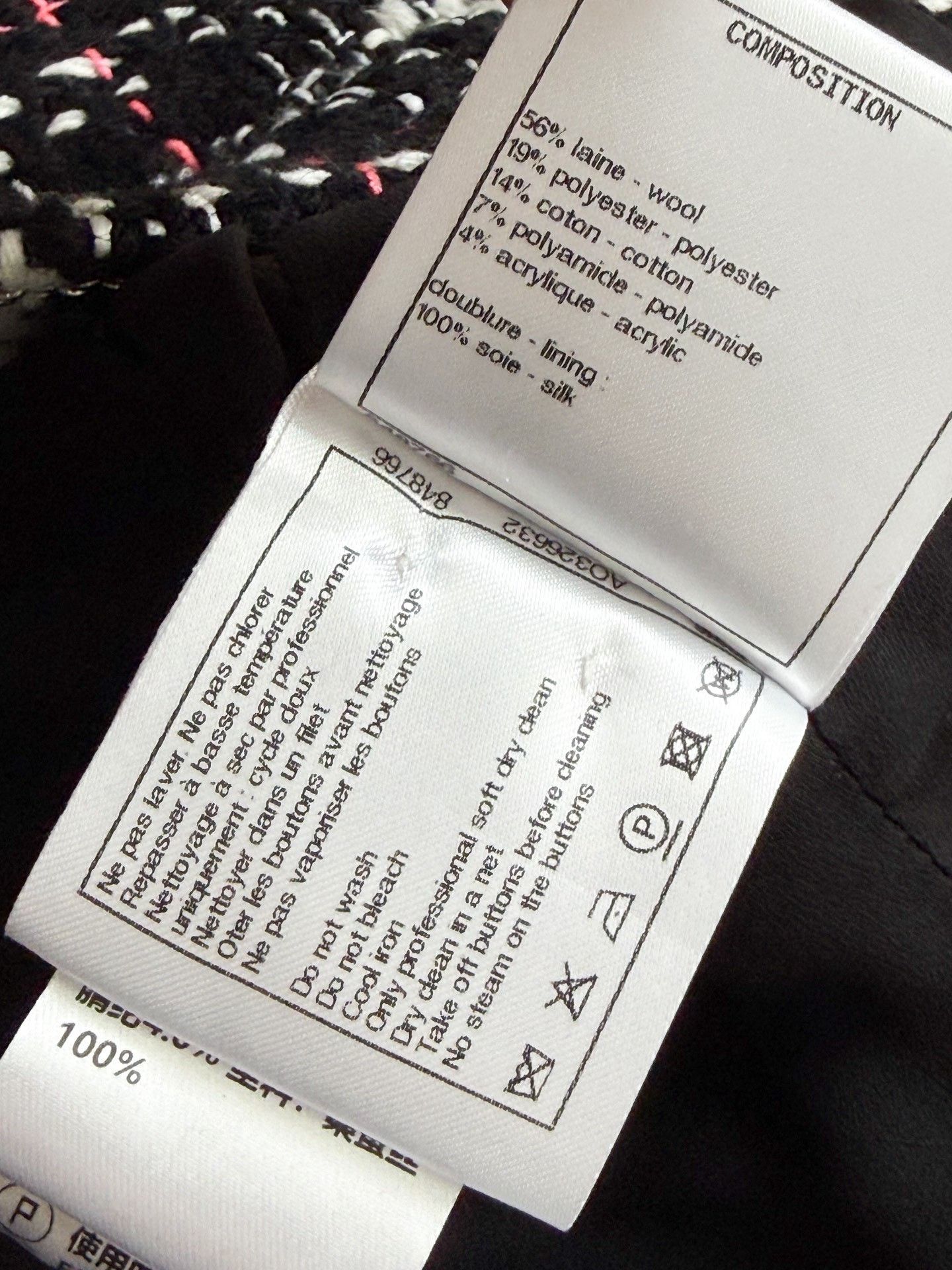 Chanel Chanel 21K Checkered Tweed Cropped Jacket Size S / US 4 / IT 40 - 8 Thumbnail