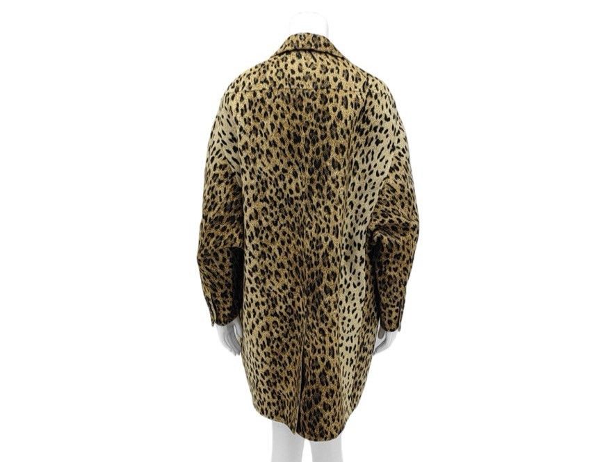 Valentino Valentino Leopard Print Wool Coat Size S / US 4 / IT 40 - 2 Thumbnail