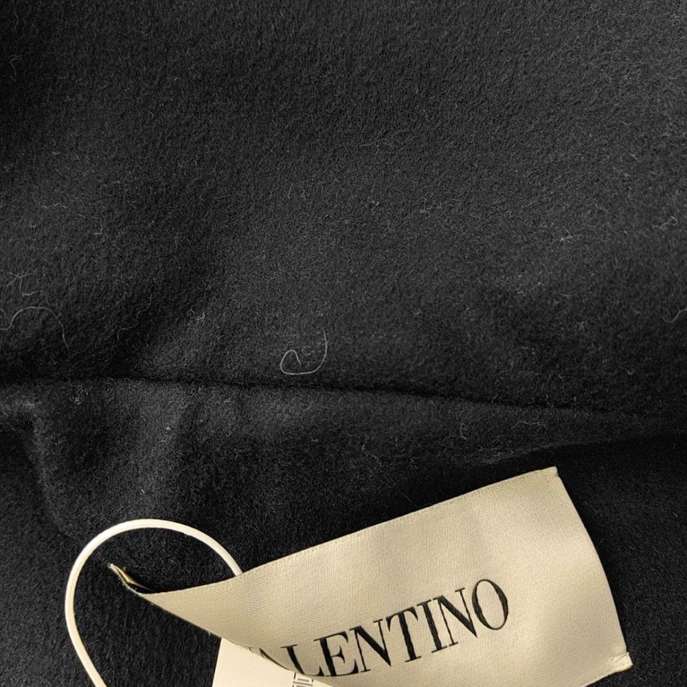 Valentino Valentino Blue Wool Cape Coat M Size S / US 4 / IT 40 - 5 Thumbnail