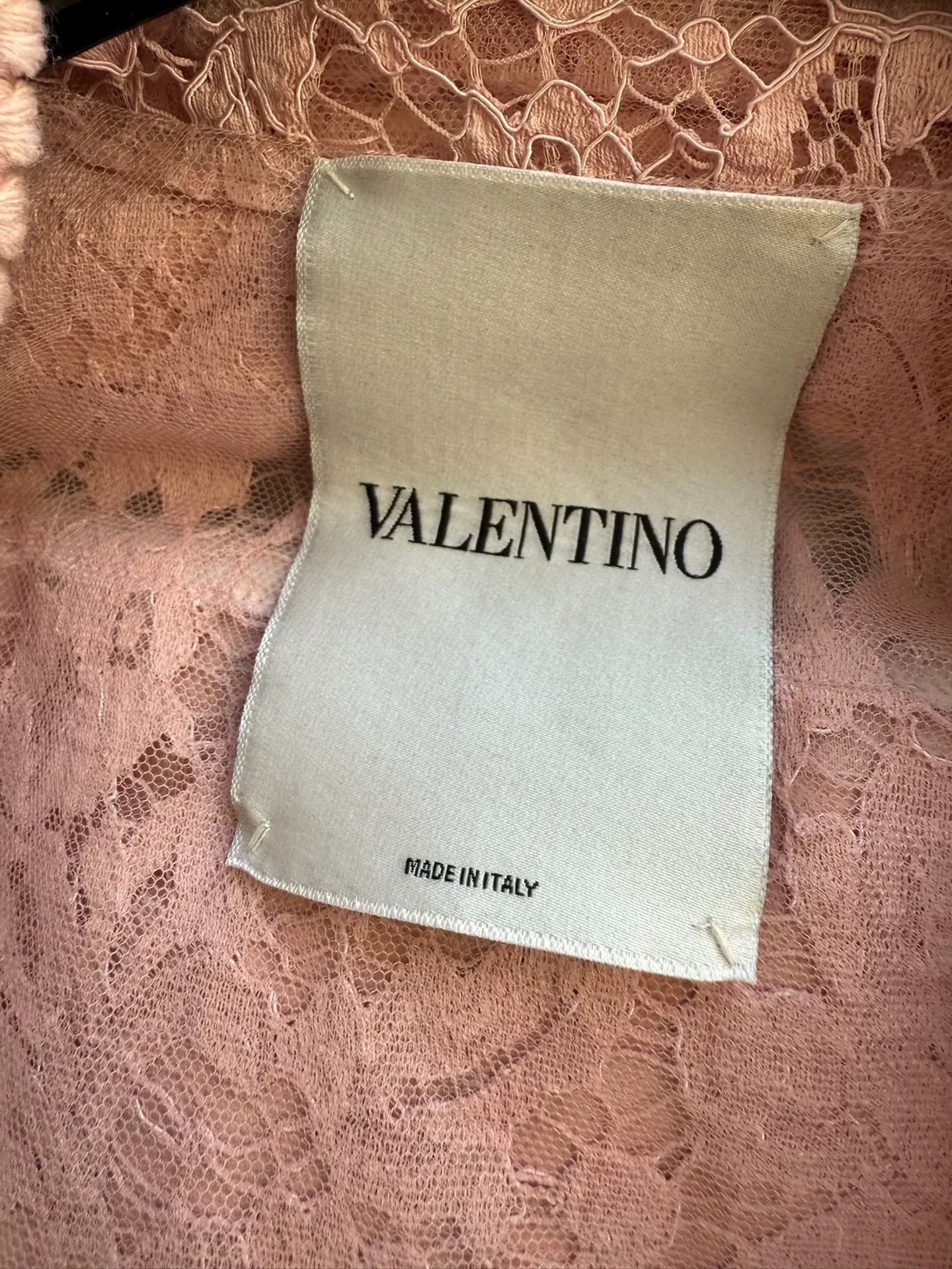 Valentino Valentino Pink Cropped Fur Coat Size S / US 4 / IT 40 - 4 Thumbnail