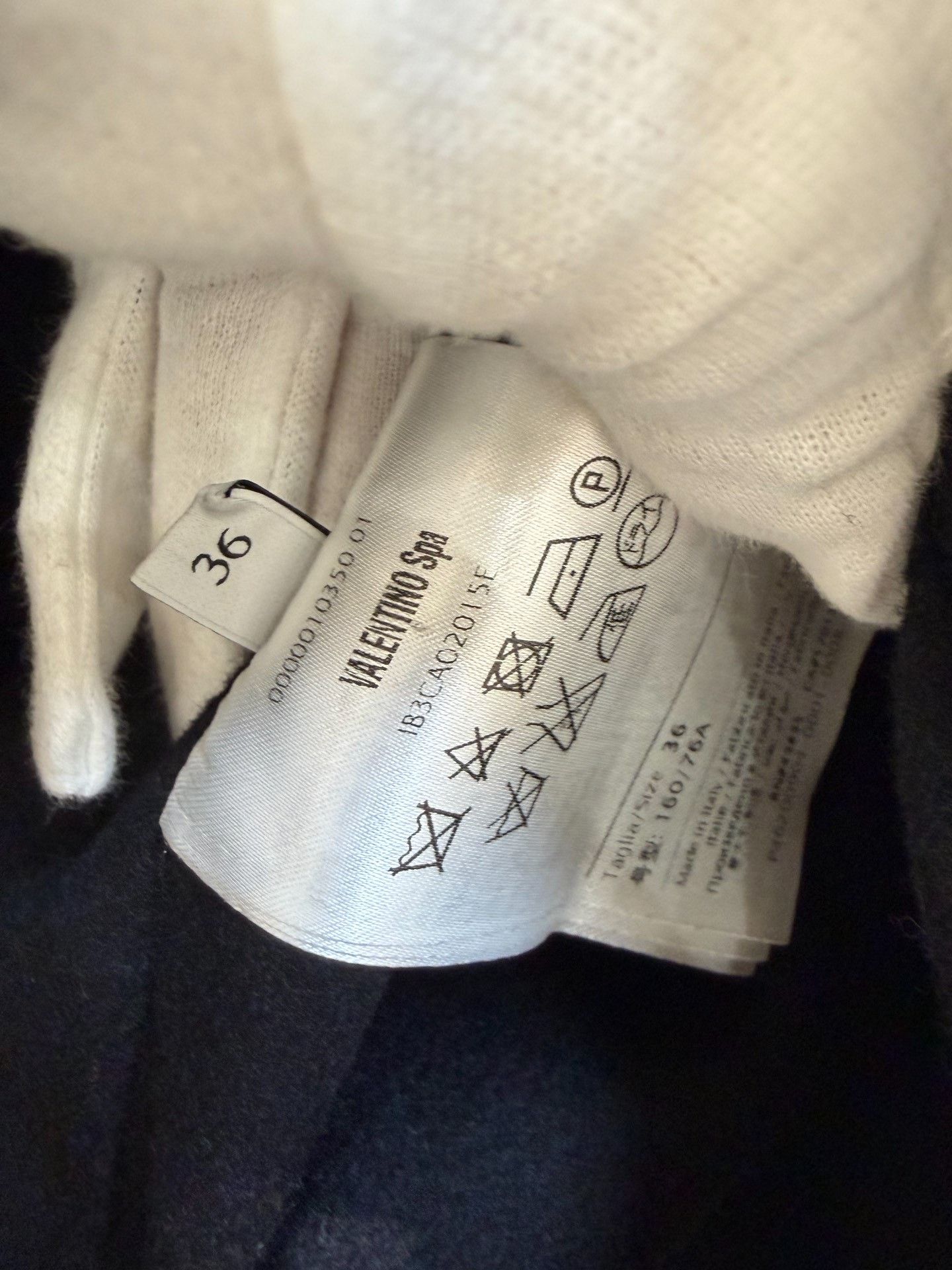Valentino Valentino Black Wool Double-Breasted Coat Size XS / US 0-2 / IT 36-38 - 3 Thumbnail
