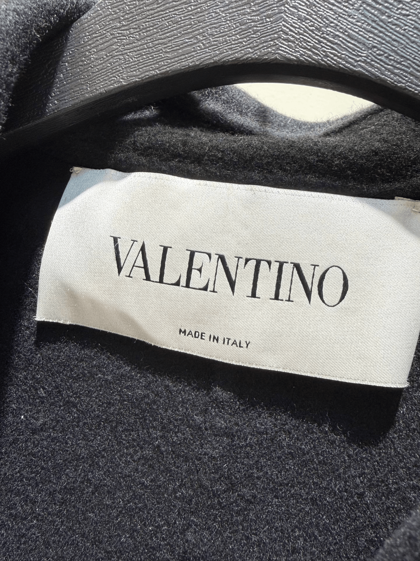 Valentino Valentino Black Wool Double-Breasted Coat Size XS / US 0-2 / IT 36-38 - 2 Thumbnail