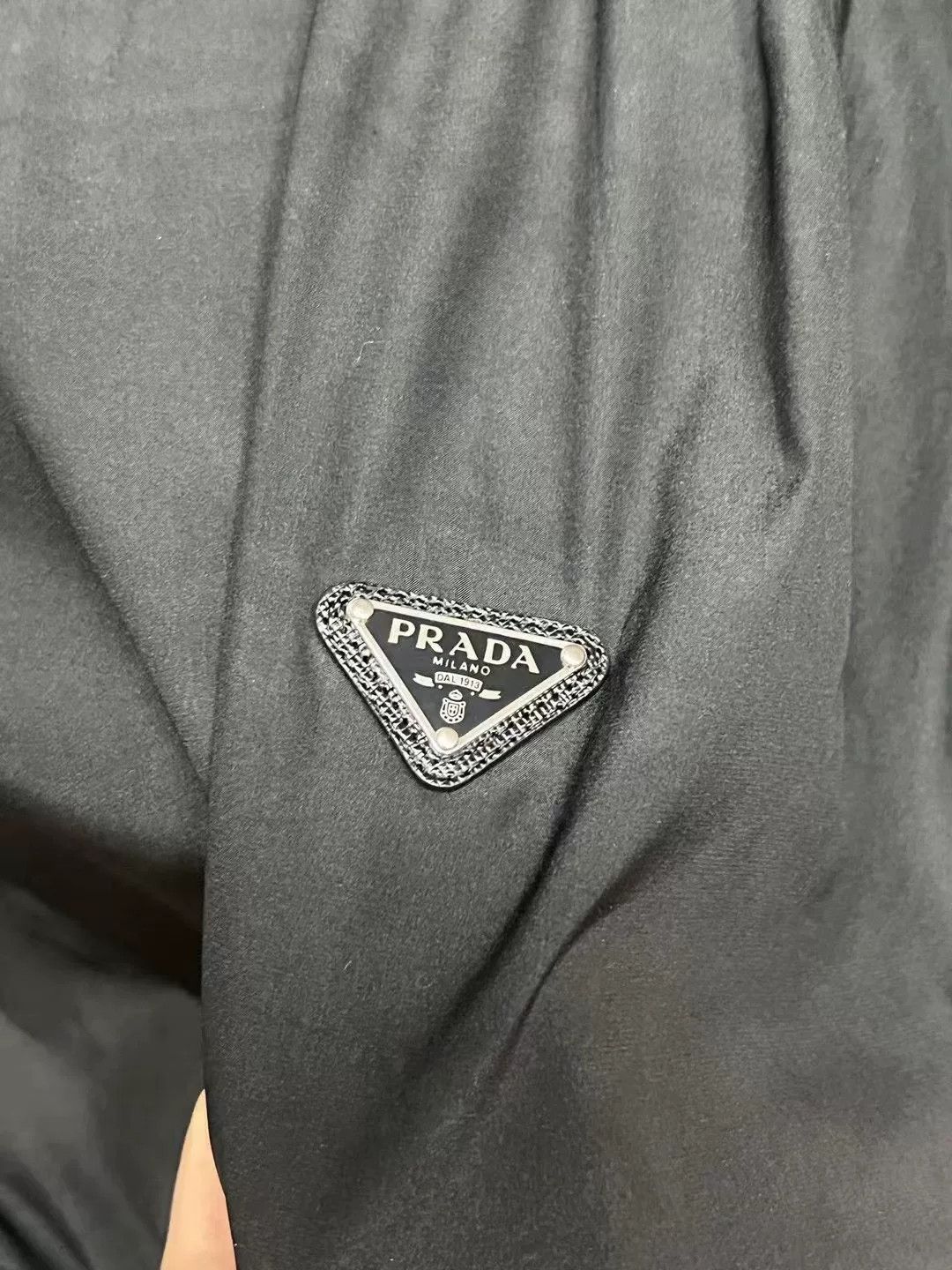 Prada Prada Triangle Logo Belted Dress Size S / US 4 / IT 40 - 3 Thumbnail