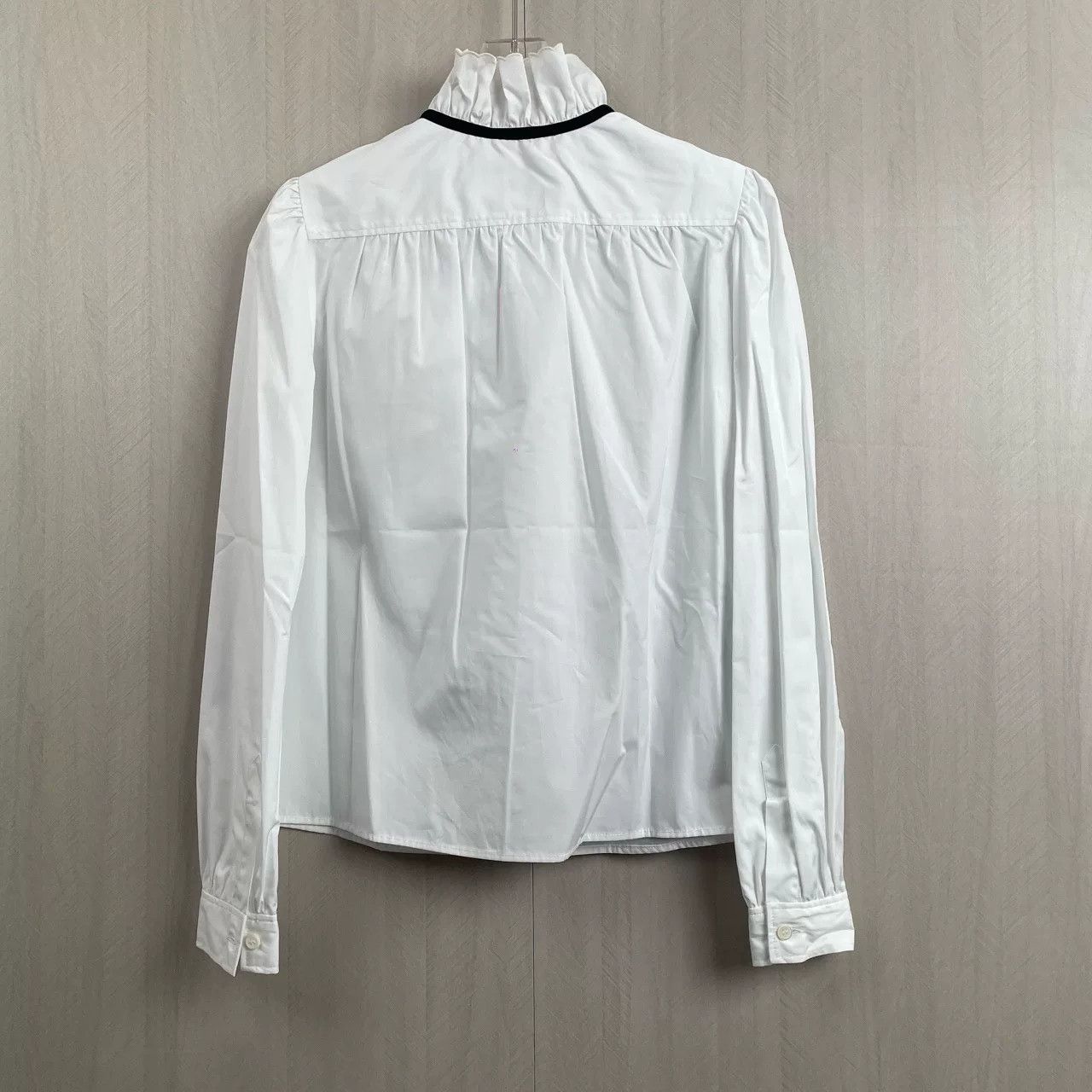 Miu Miu Miu Miu Bow Collar White Shirt Size XS / US 0-2 / IT 36-38 - 3 Thumbnail