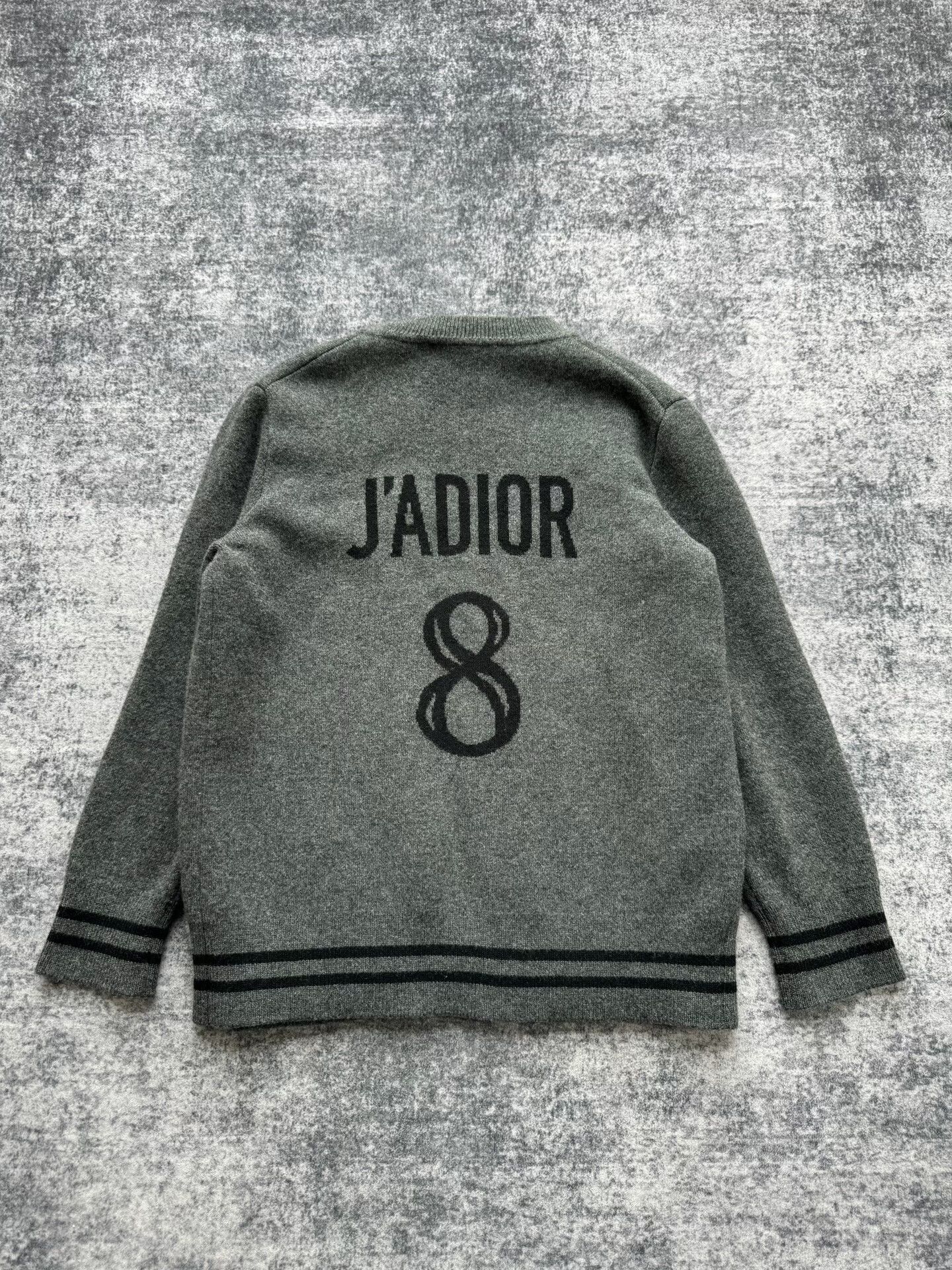 Dior Dior Gray Cashmere Cardigan with Trim Size XS / US 0-2 / IT 36-38 - 2 Thumbnail